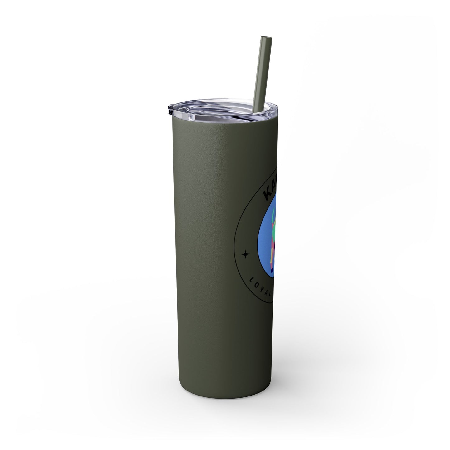 Kangal Skinny Tumbler with Straw, 20oz