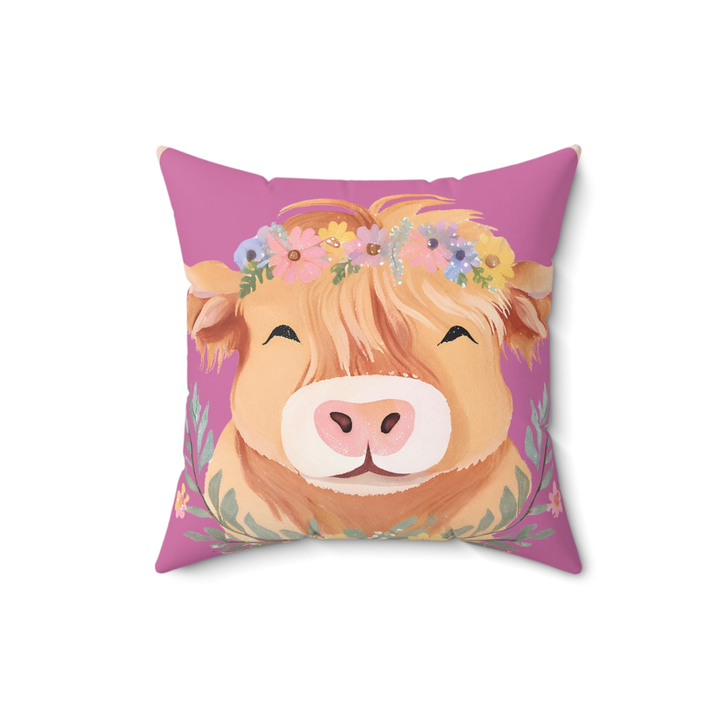 Highland Cow Pillow