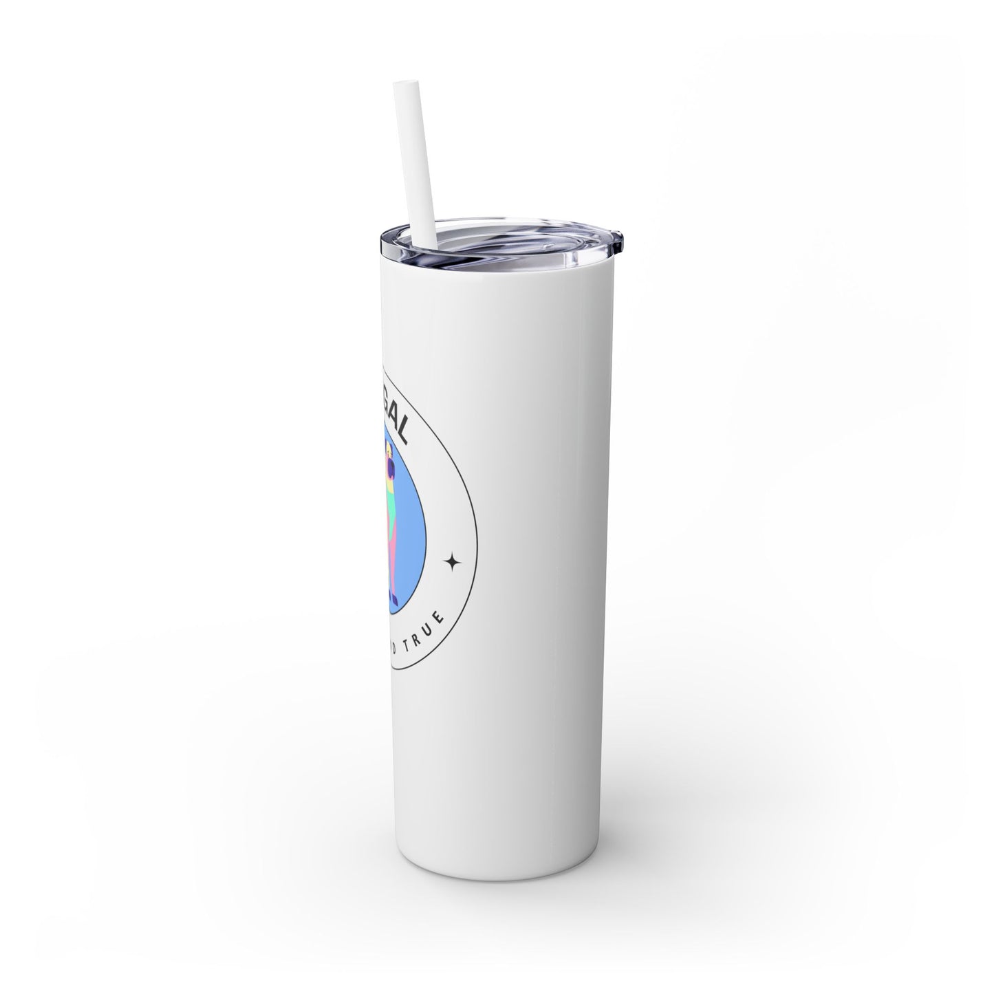 Kangal Skinny Tumbler with Straw, 20oz