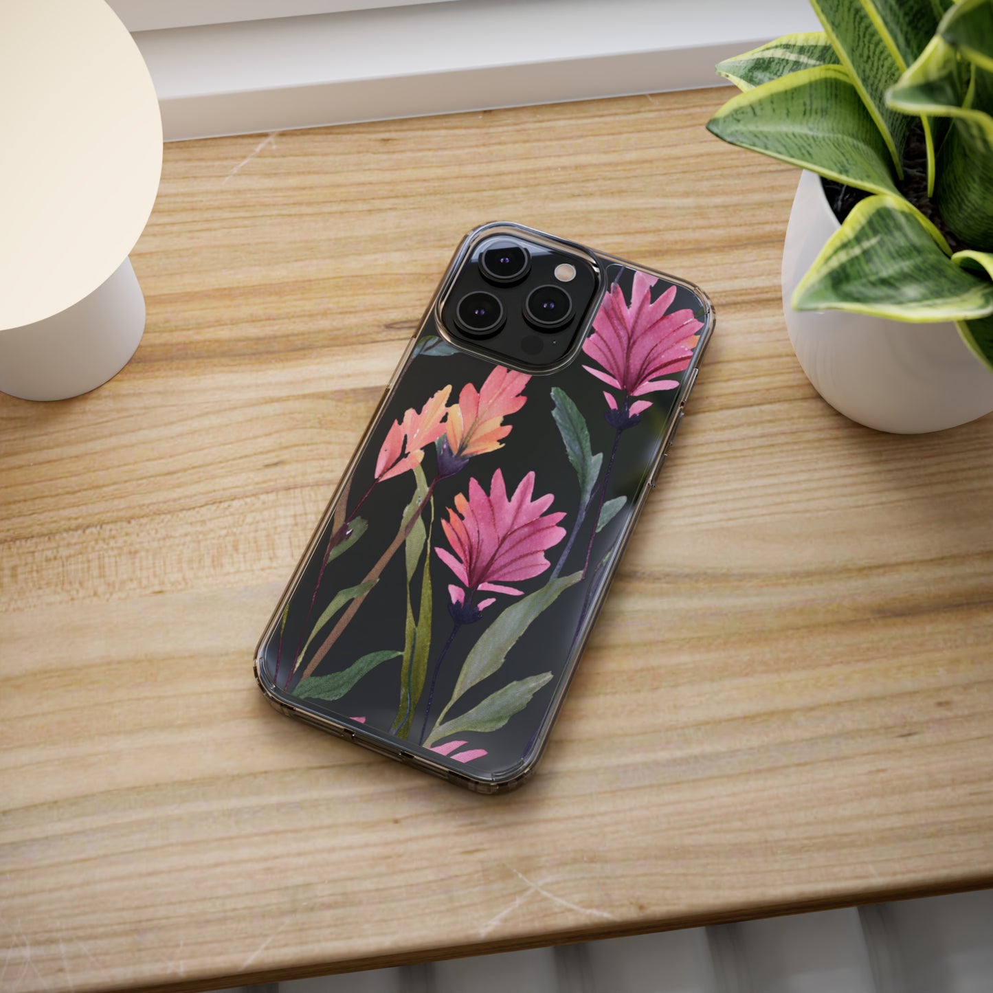 Flower Clear Phone Case