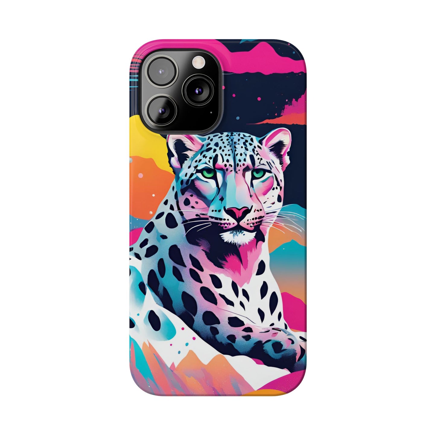 Snow Leopard Slim Phone Case