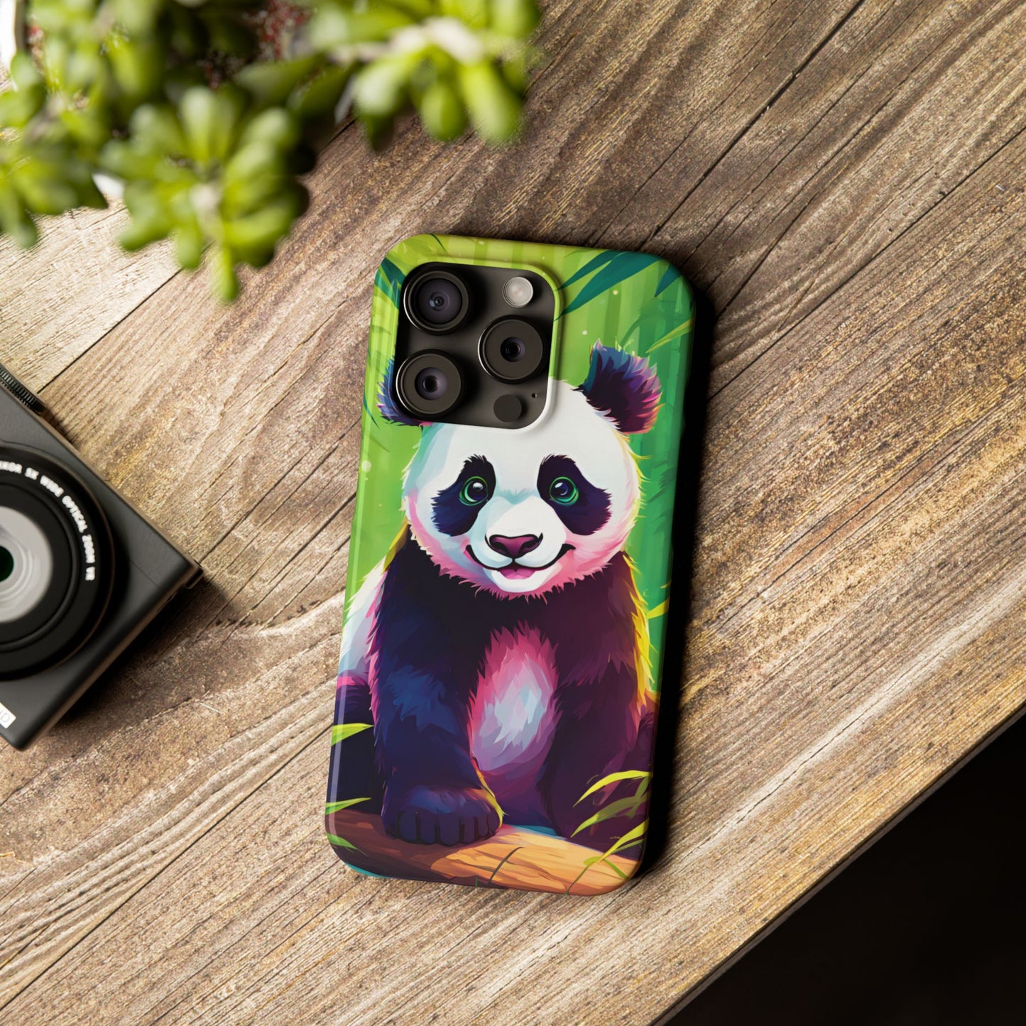 Panda Slim Phone Case