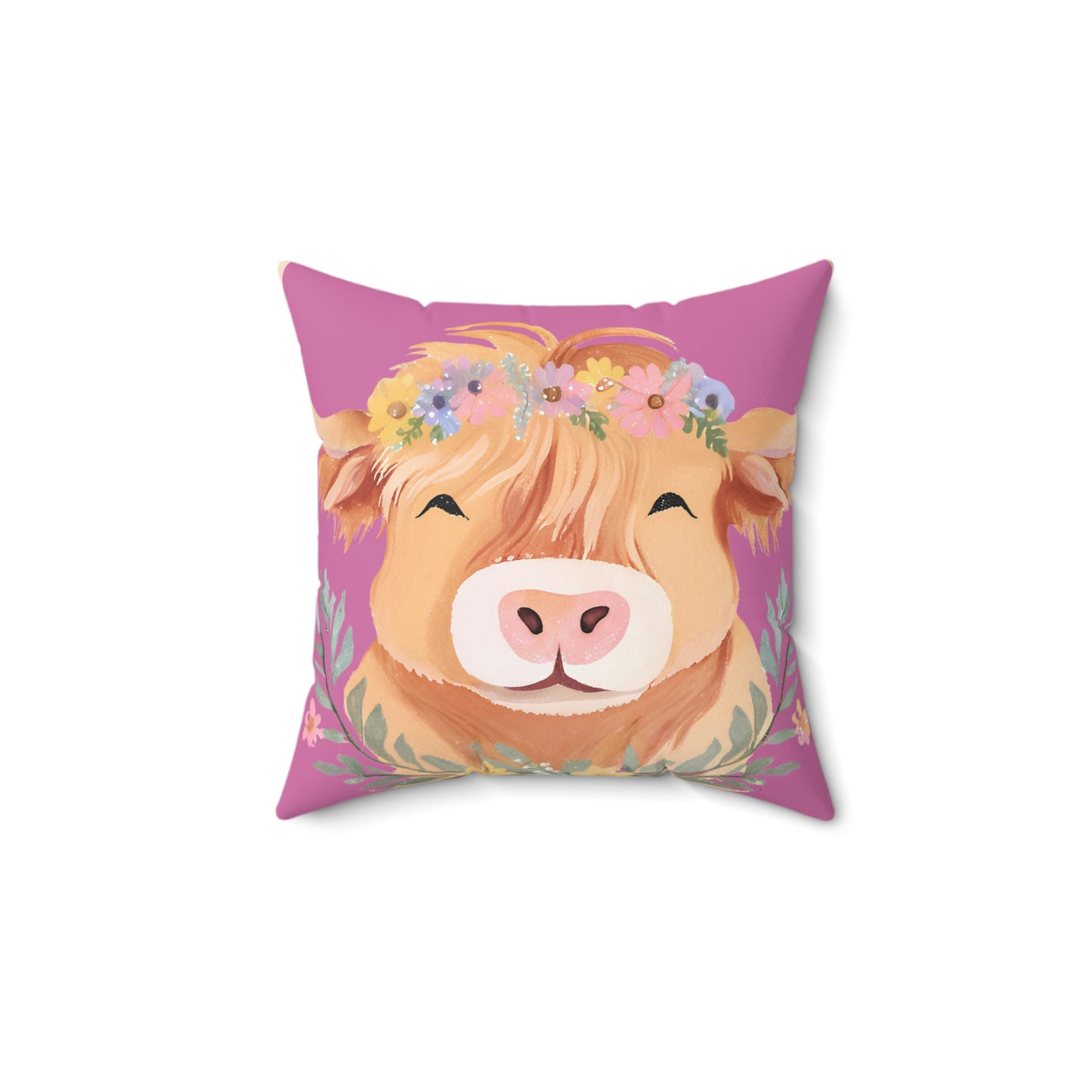 Highland Cow Pillow
