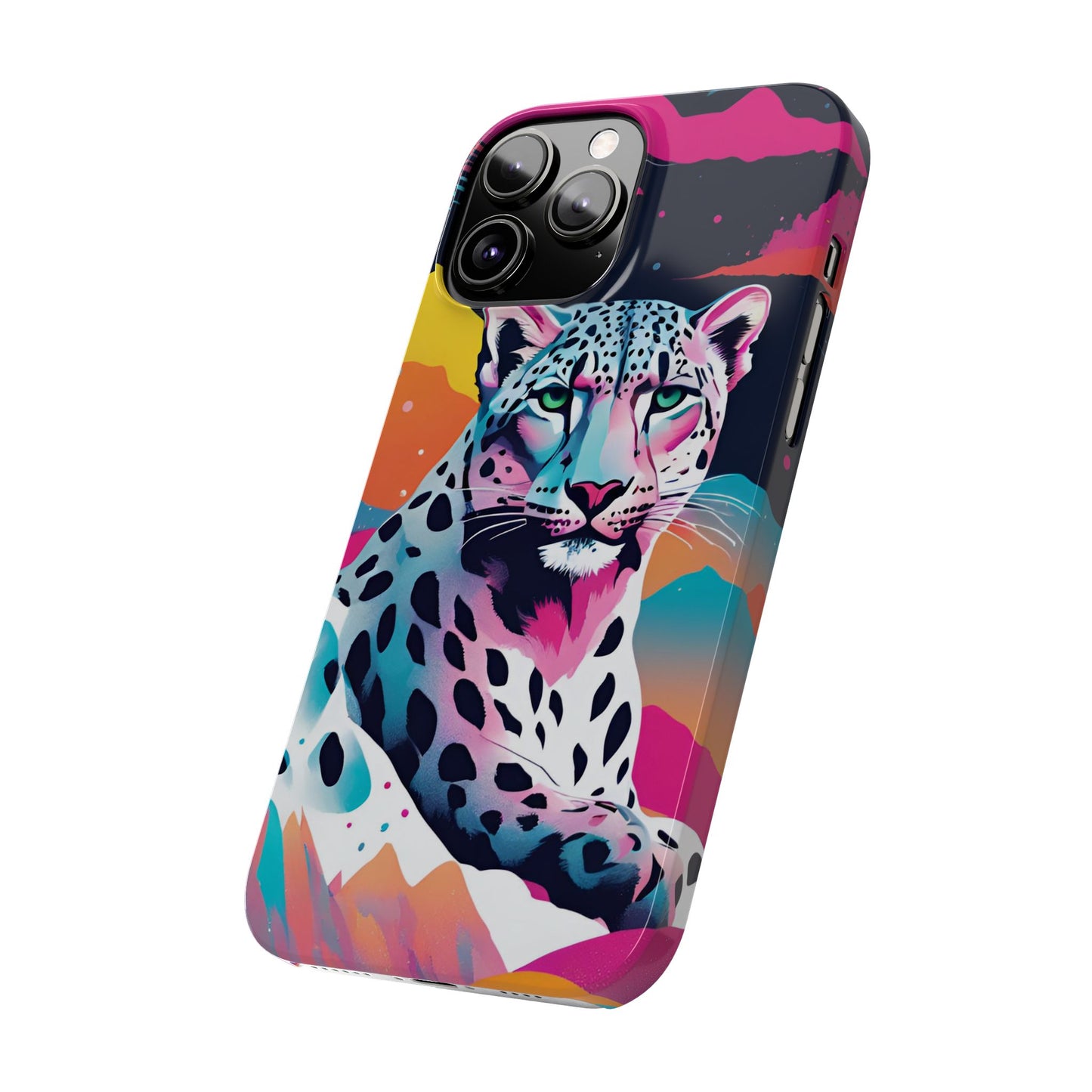 Snow Leopard Slim Phone Case