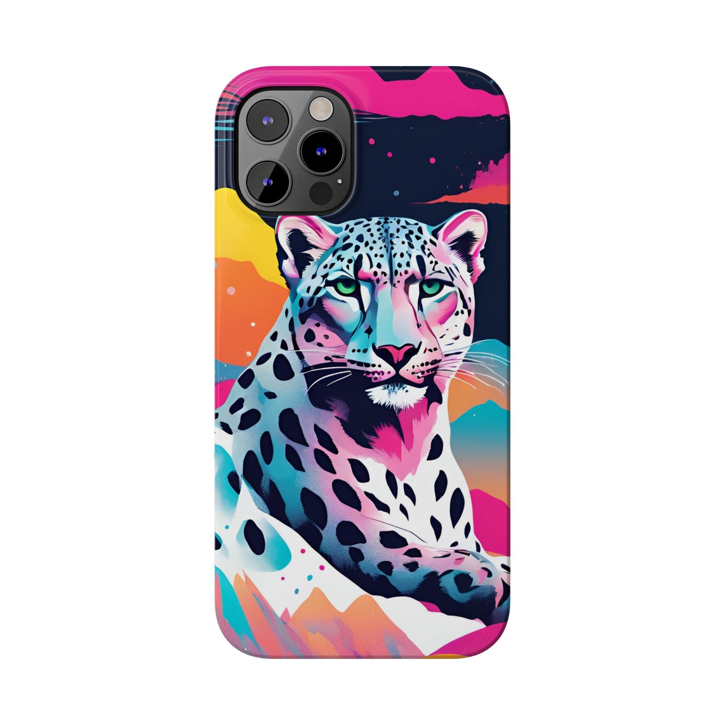 Snow Leopard Slim Phone Case