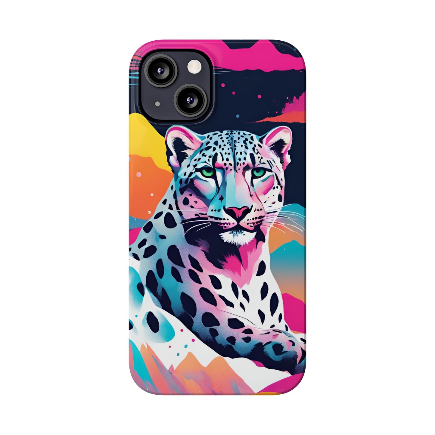 Snow Leopard Slim Phone Case