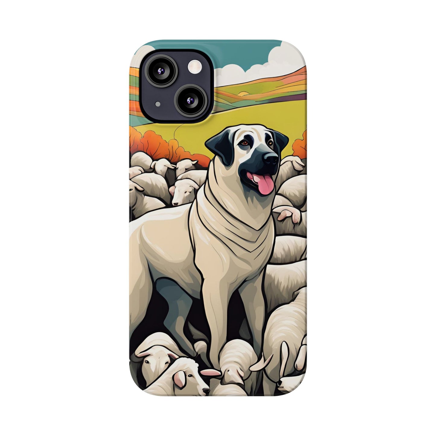 Kangal with flock Slim Phone Case