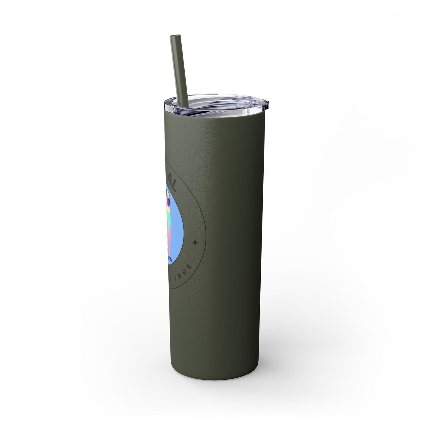 Kangal Skinny Tumbler with Straw, 20oz