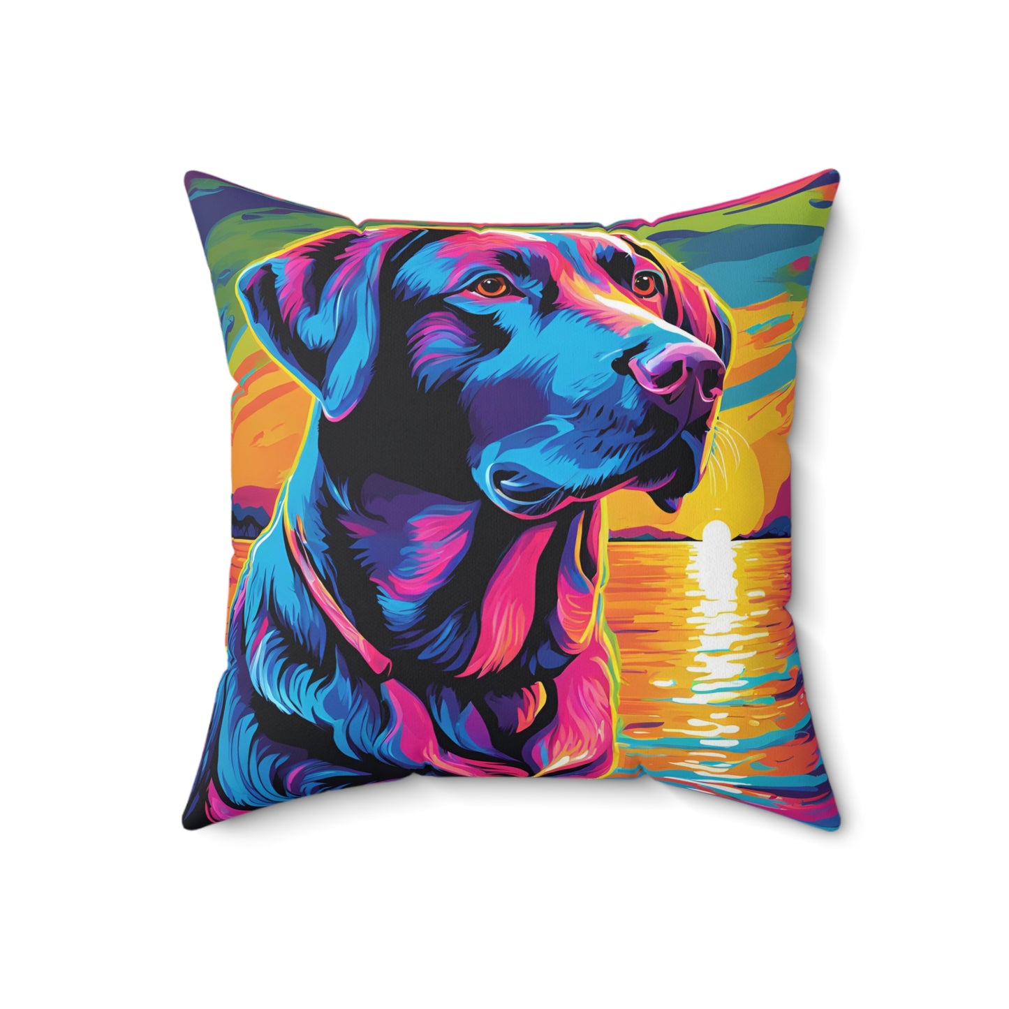 Black Lab Pillow