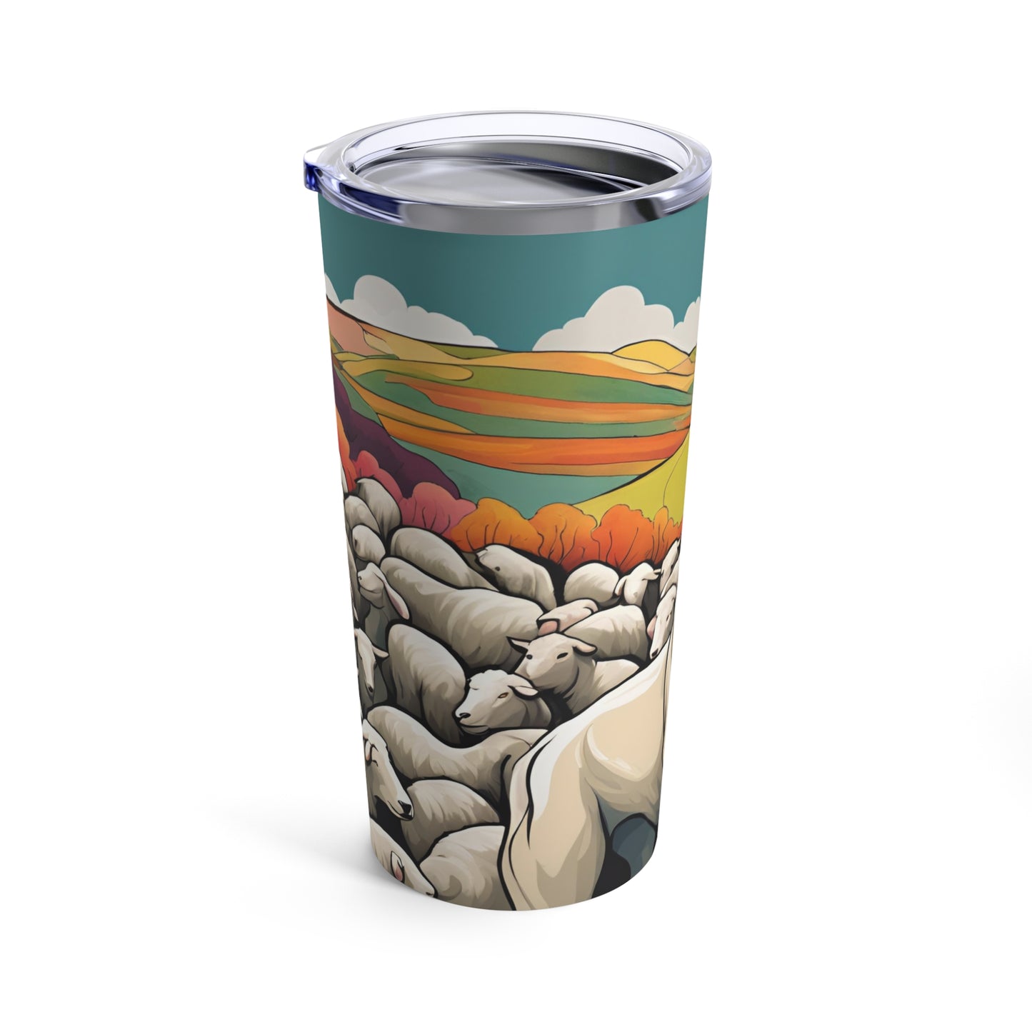 Kangal with flock Tumbler 20oz