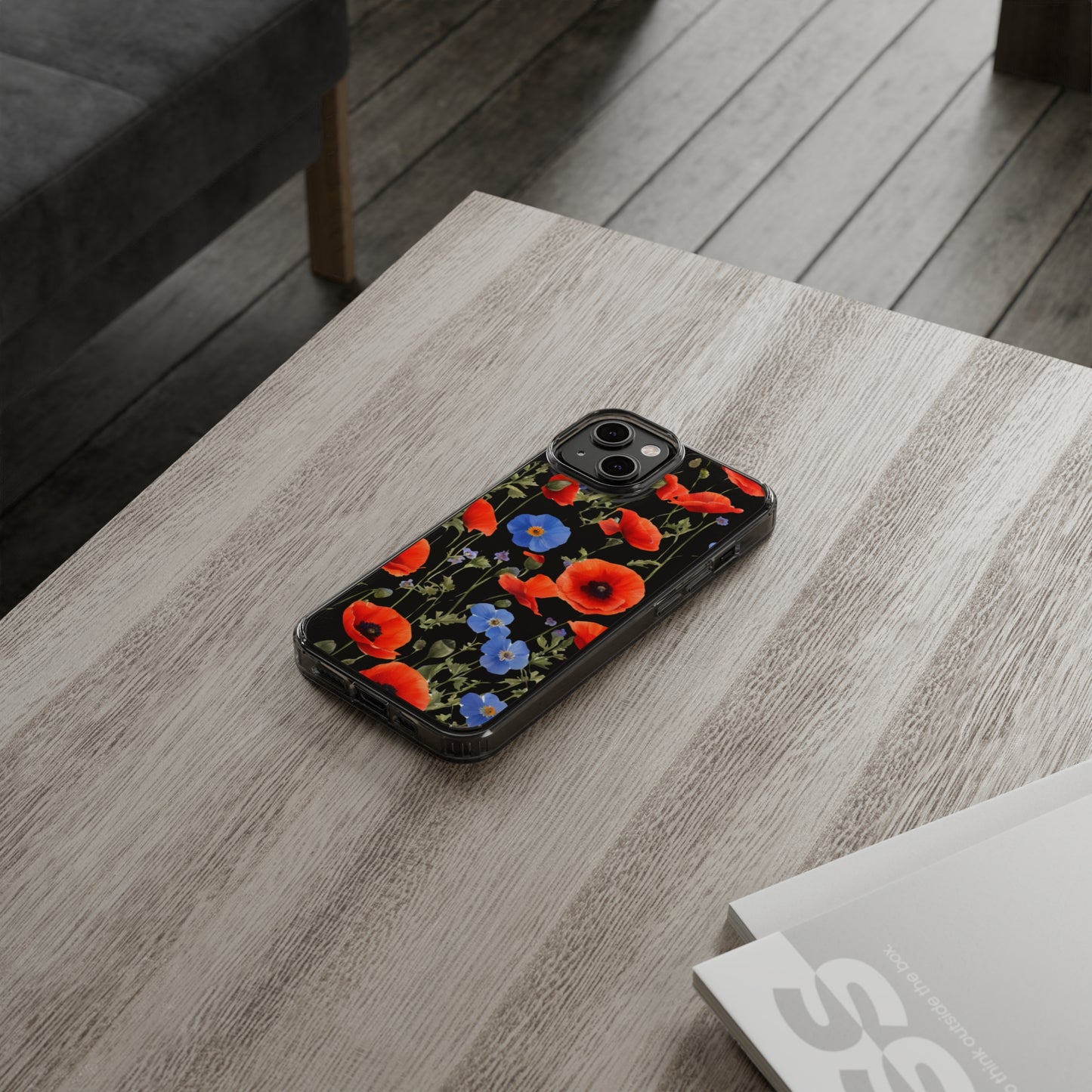 Poppy Clear Phone Case