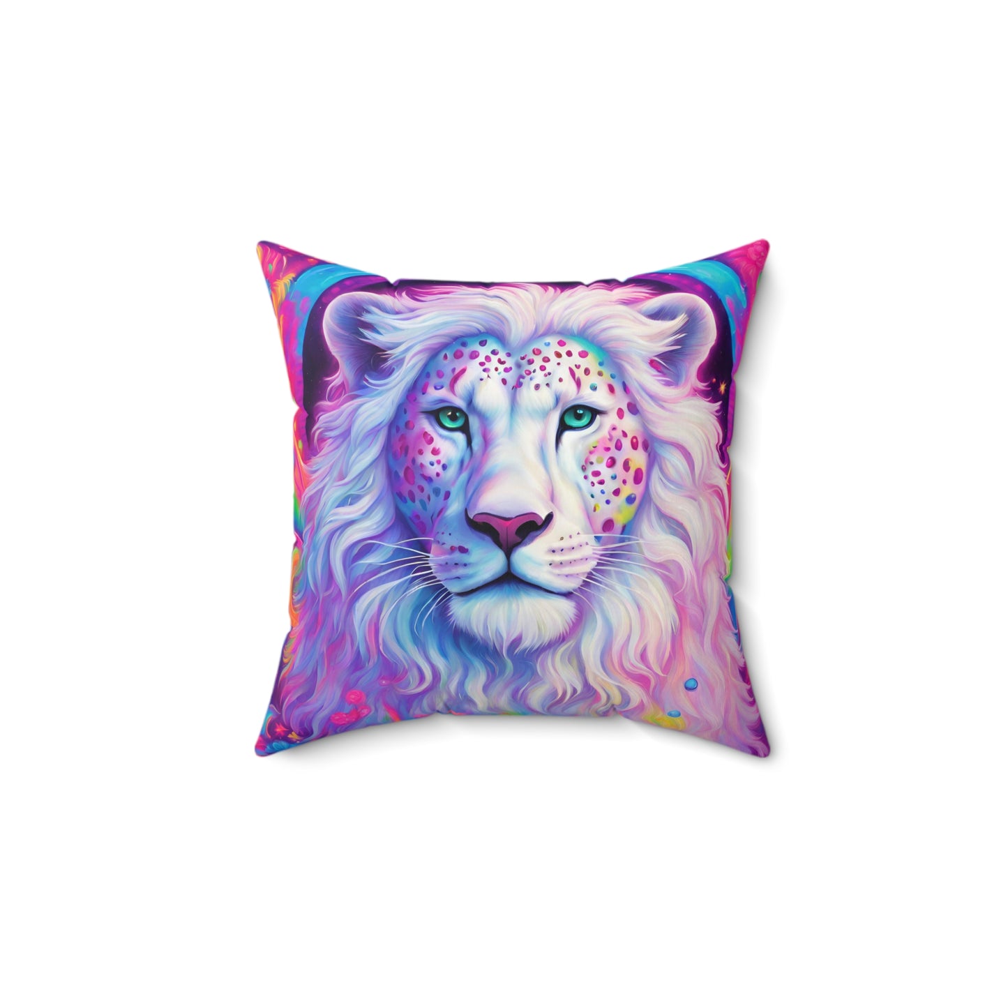 White Lion Pillow