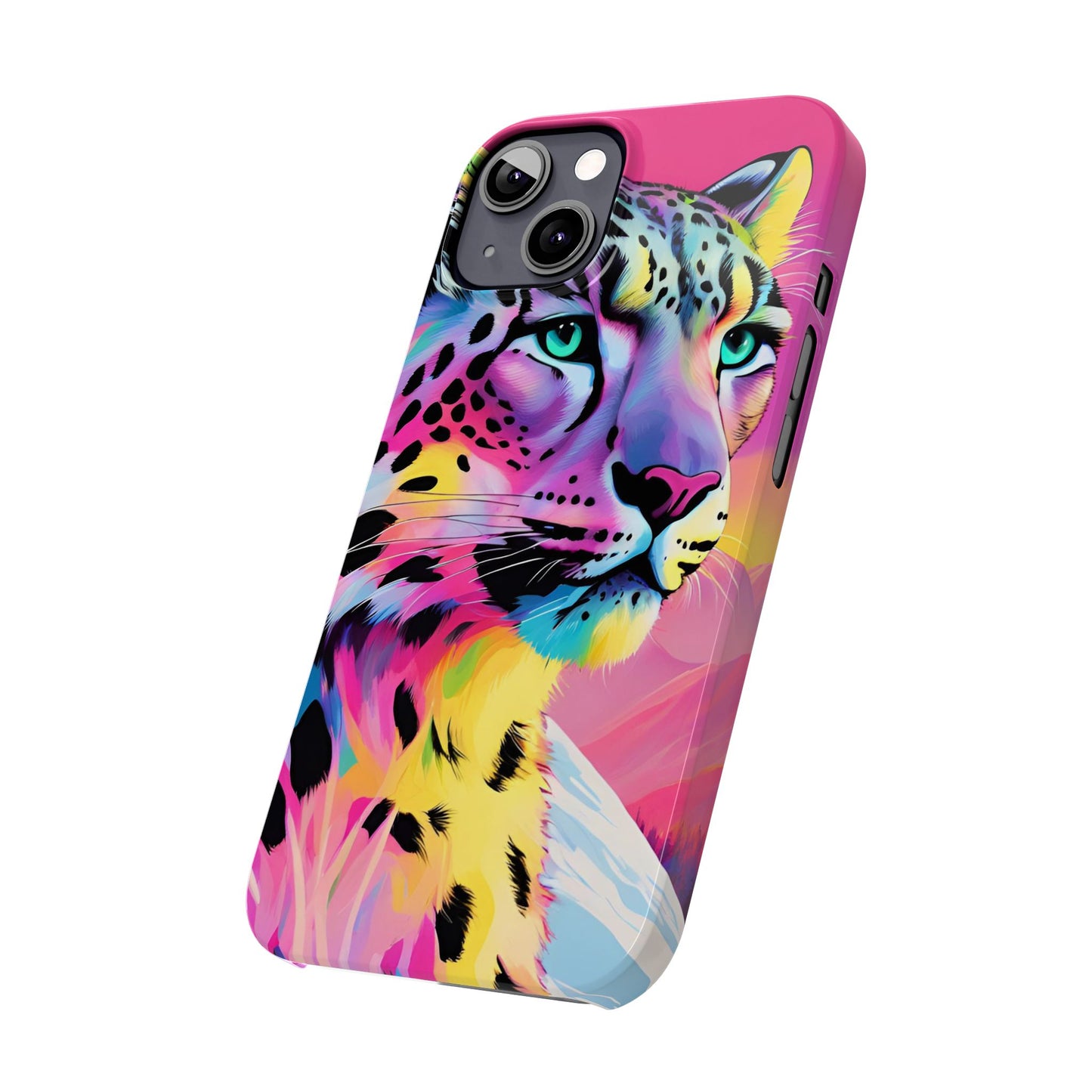 Snow Leopard Slim Phone Case