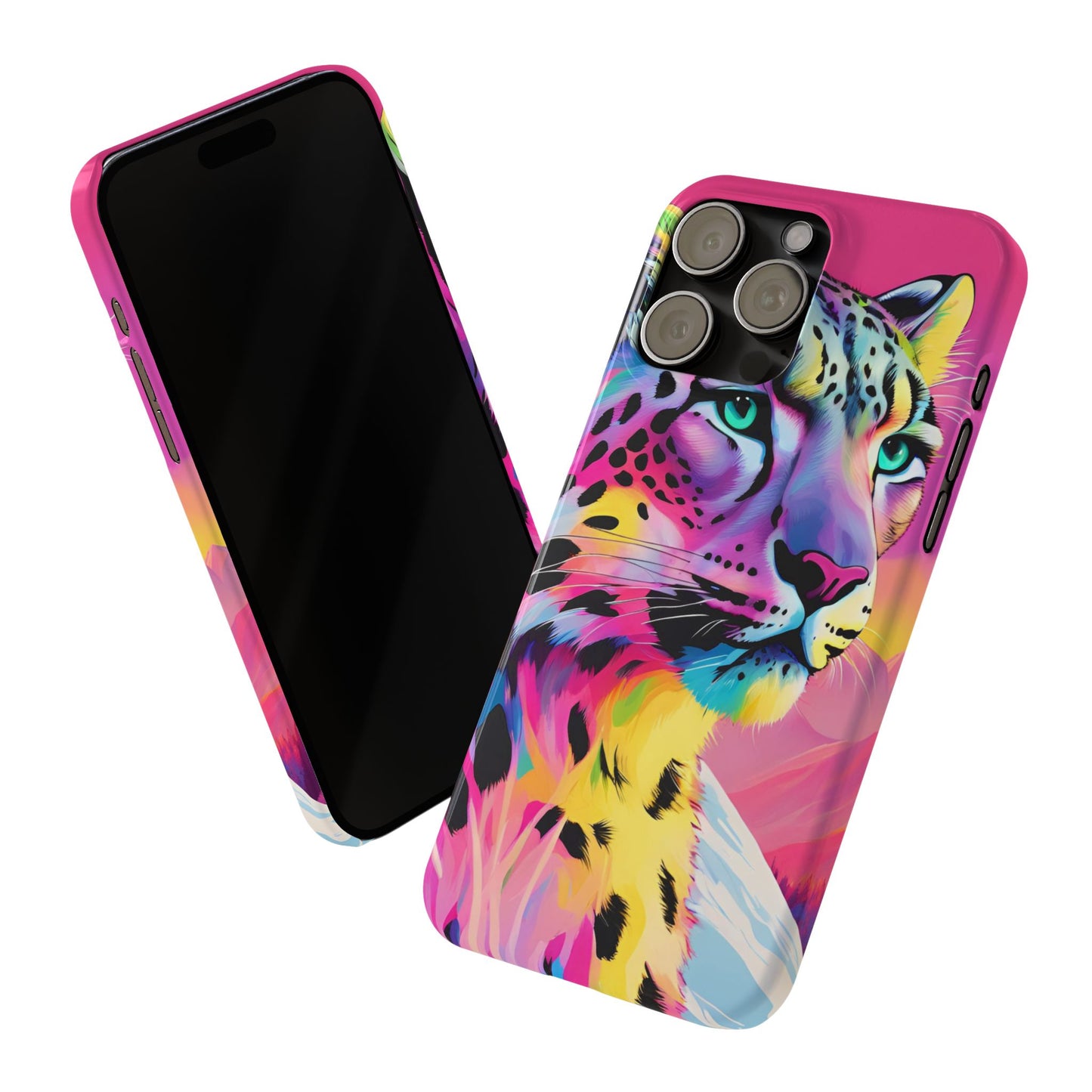Snow Leopard Slim Phone Case