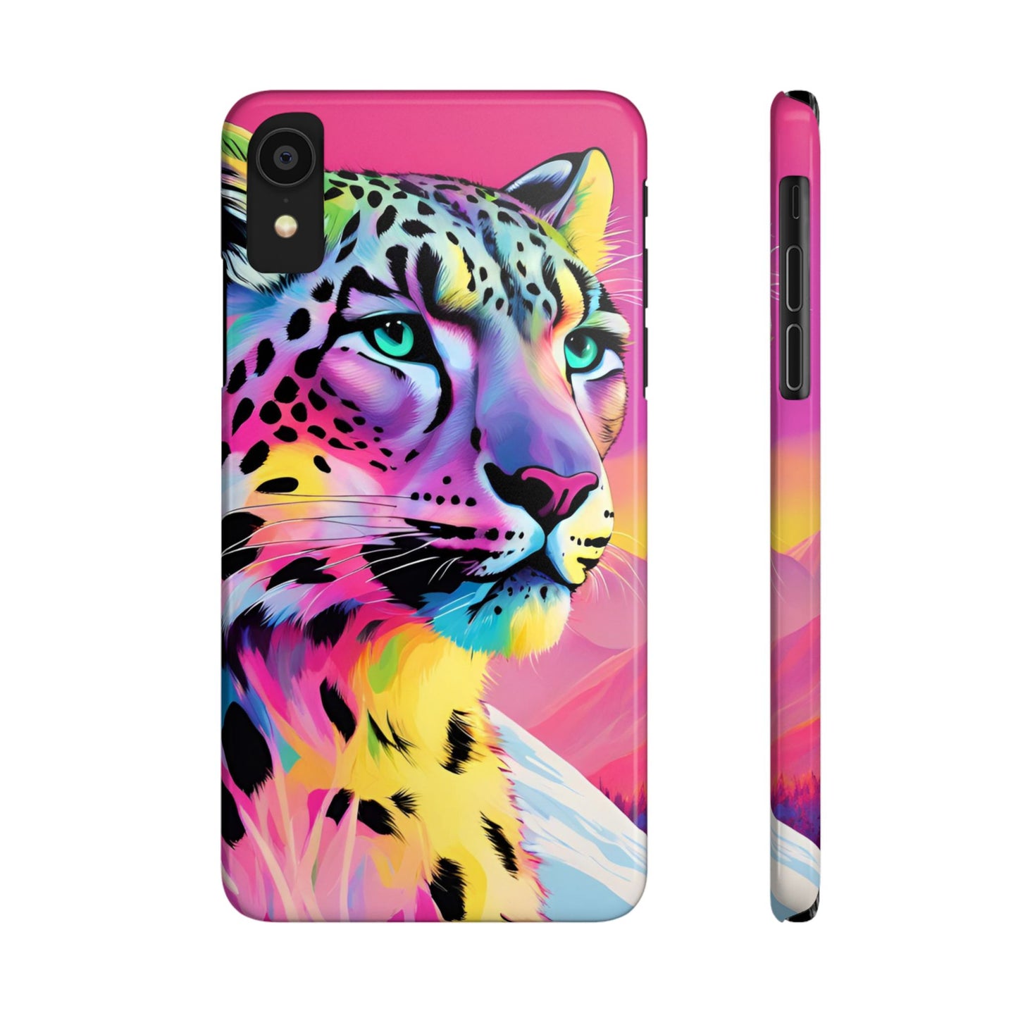 Snow Leopard Slim Phone Case