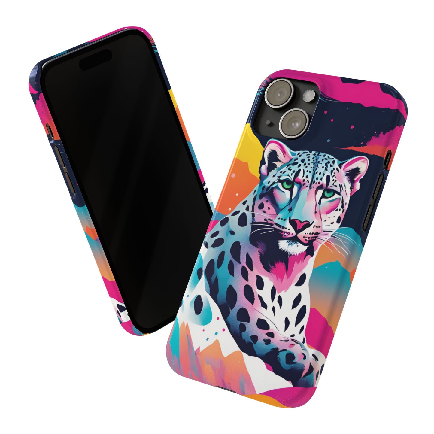 Snow Leopard Slim Phone Case