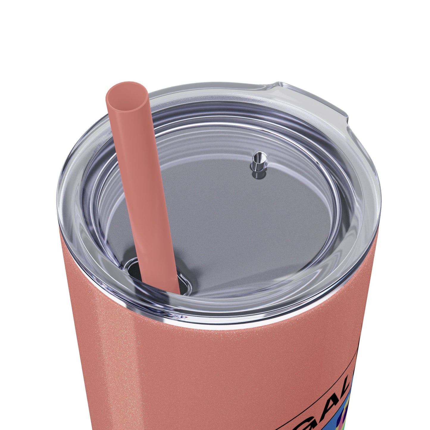 Kangal Mom Skinny Tumbler with Straw, 20oz