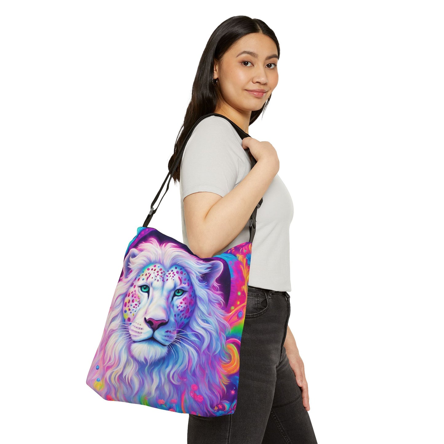 White Lion Adjustable Tote