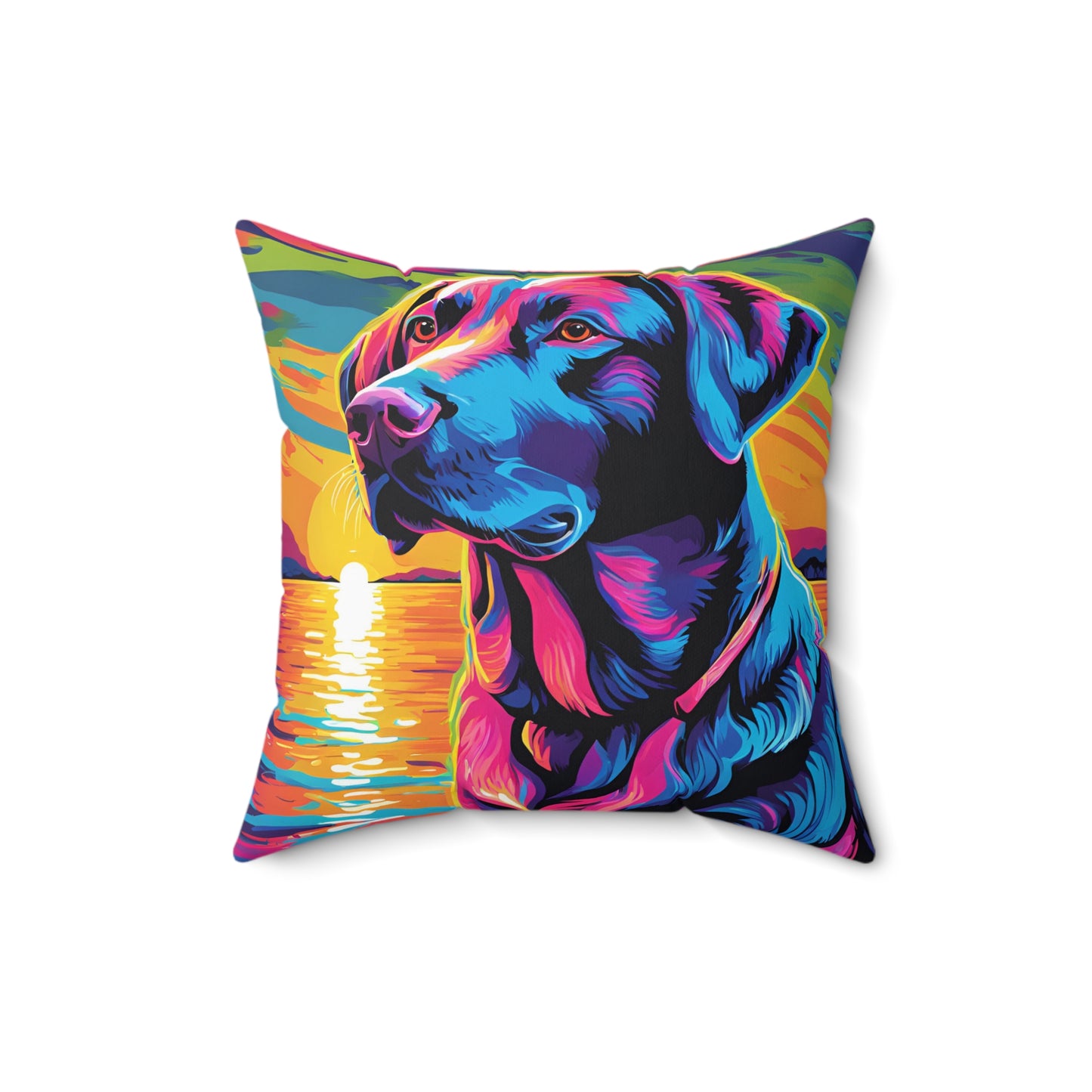 Black Lab Pillow