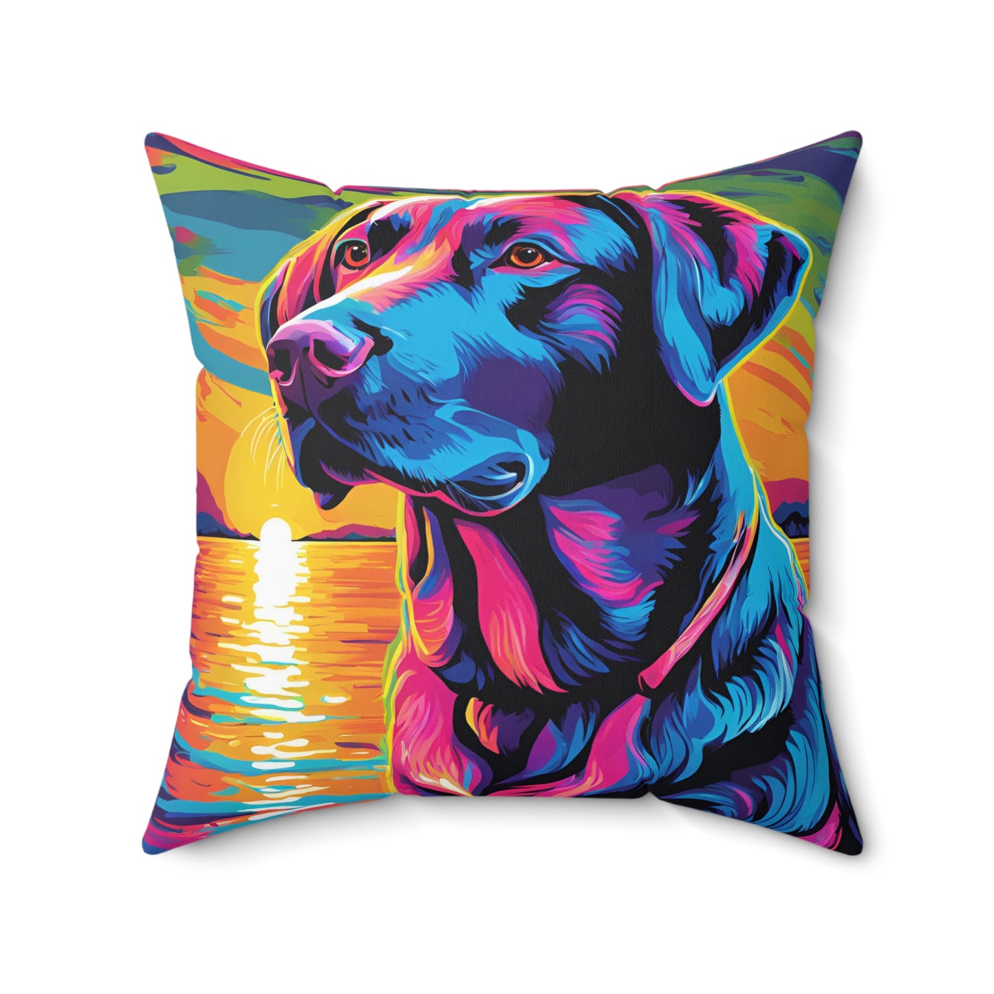 Black Lab Pillow