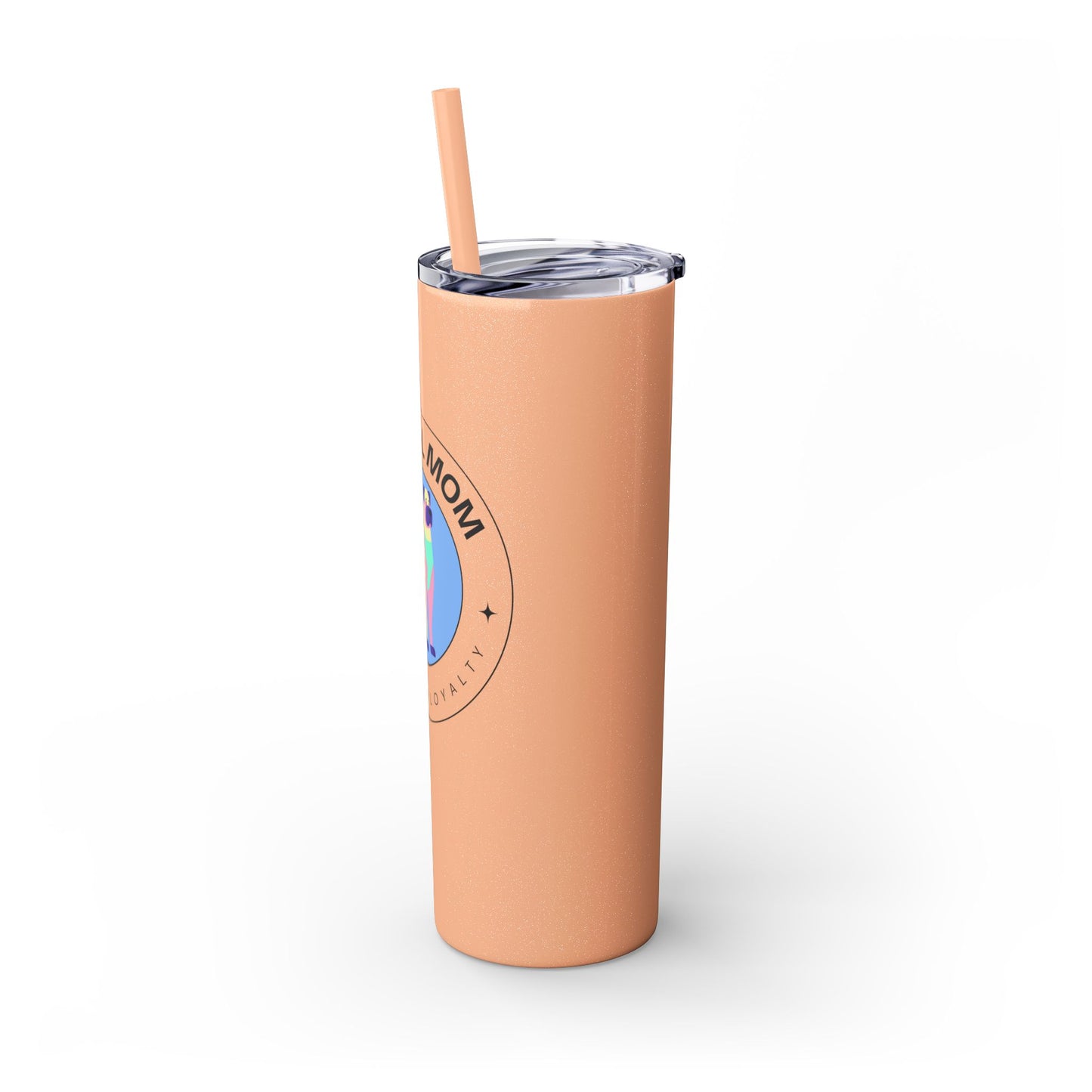 Kangal Mom Skinny Tumbler with Straw, 20oz