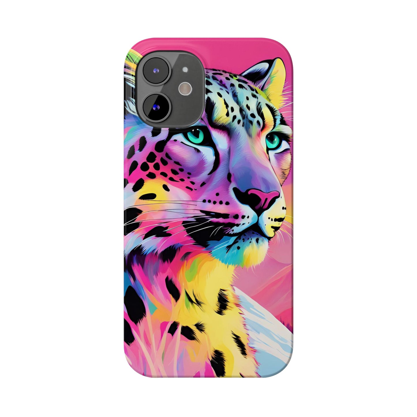 Snow Leopard Slim Phone Case
