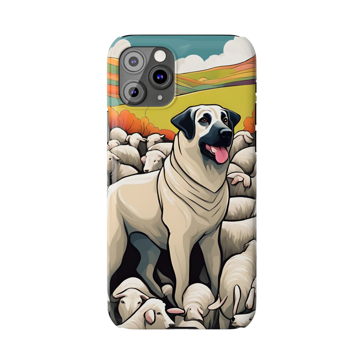 Kangal with flock Slim Phone Case