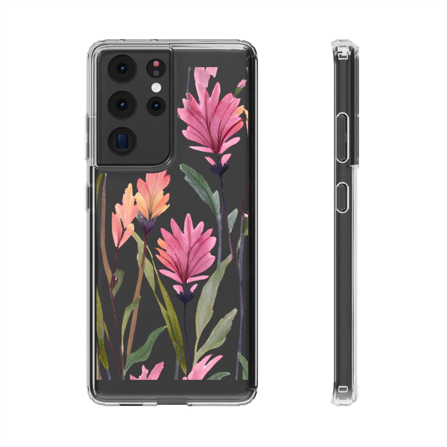 Flower Clear Phone Case