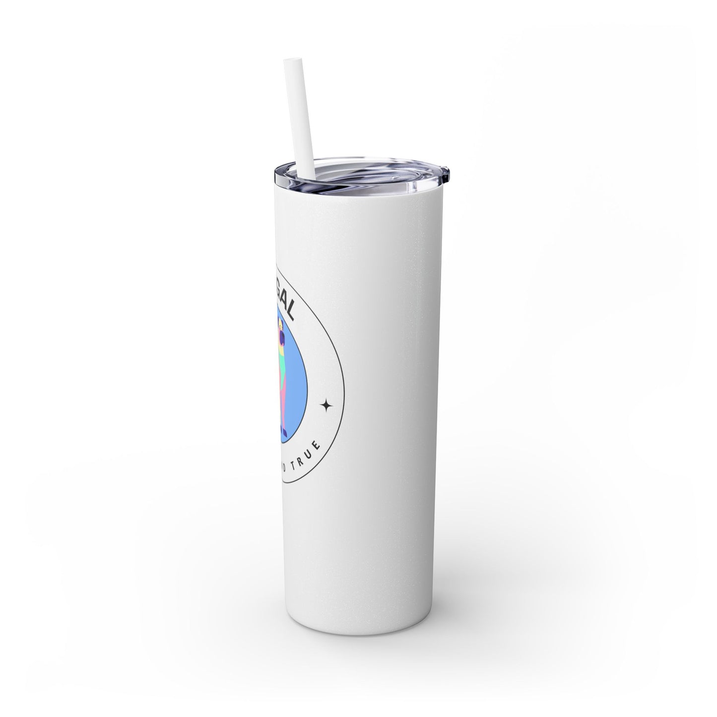 Kangal Skinny Tumbler with Straw, 20oz