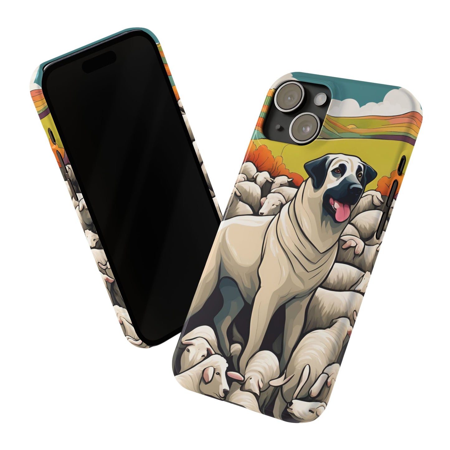 Kangal with flock Slim Phone Case