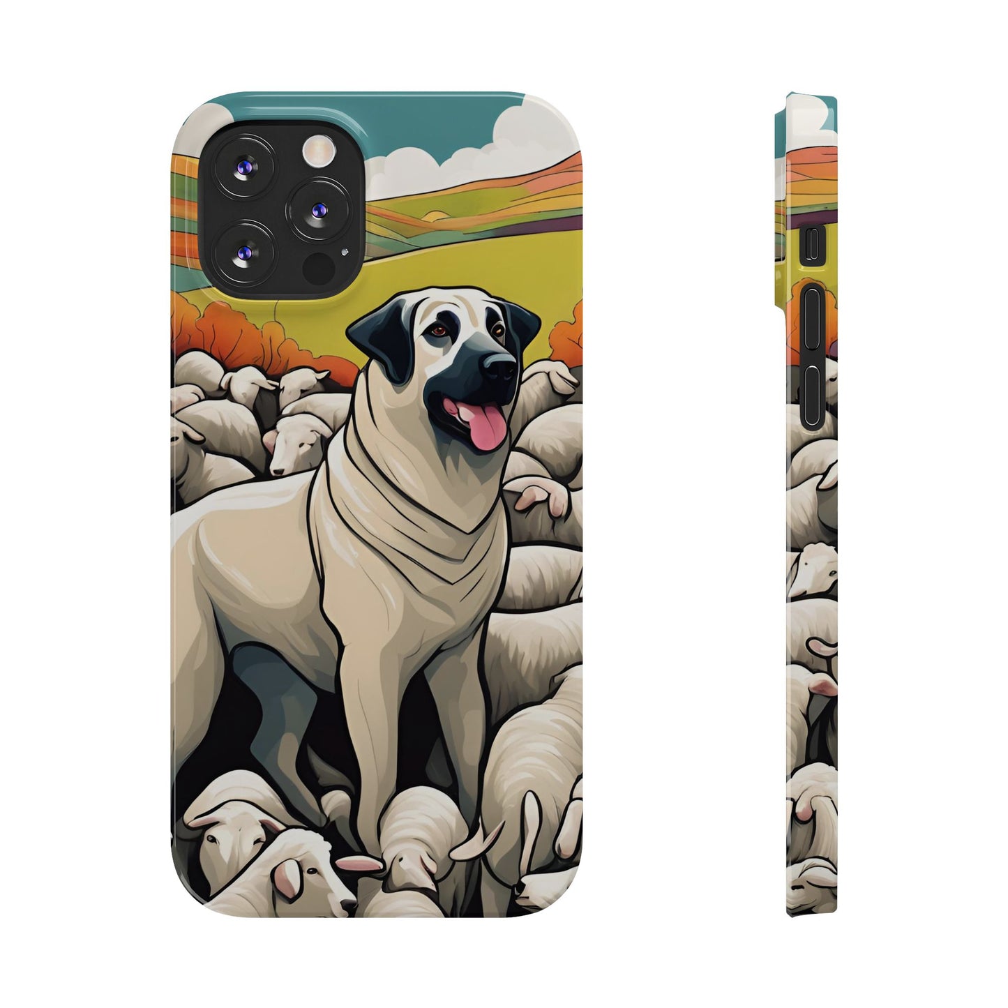 Kangal with flock Slim Phone Case