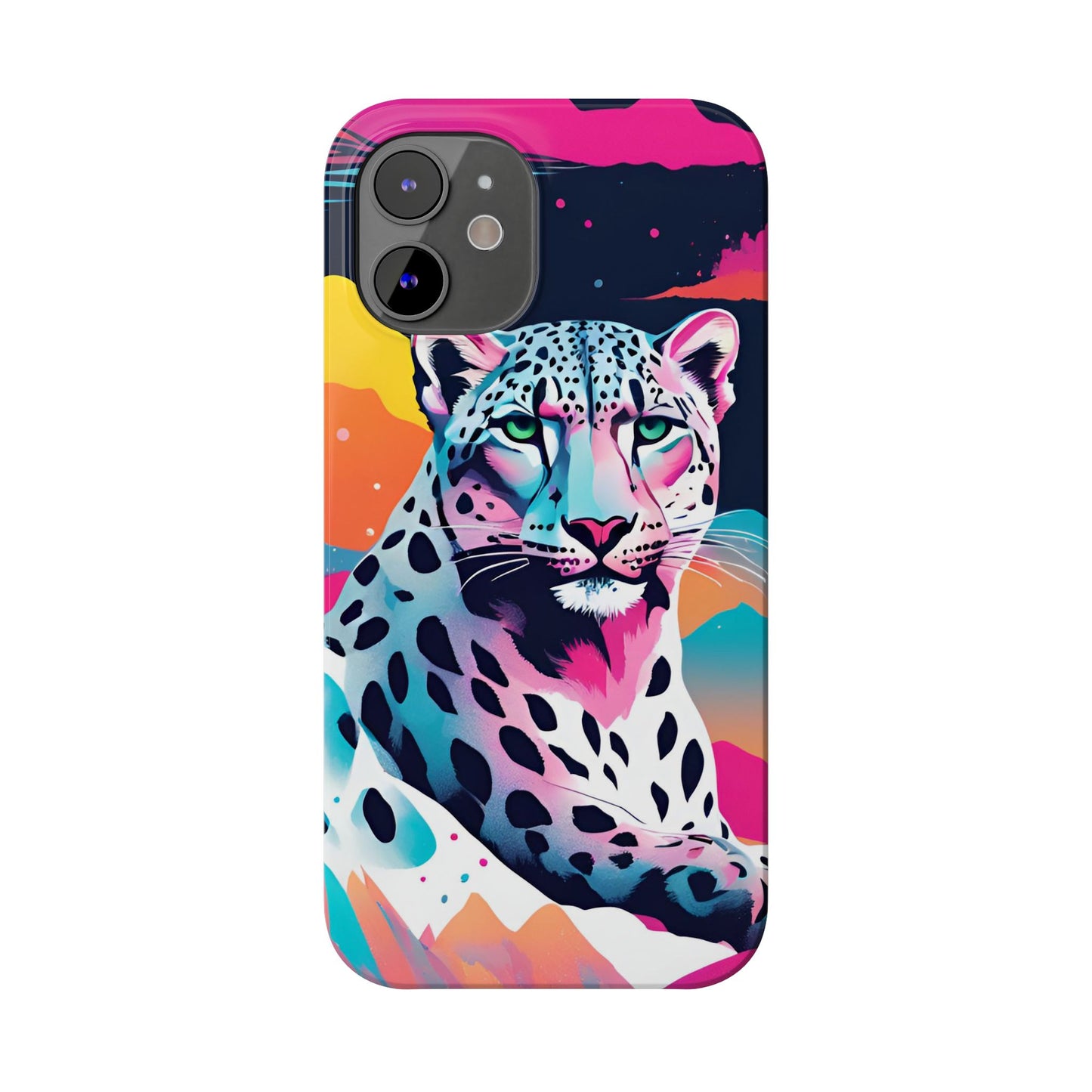 Snow Leopard Slim Phone Case