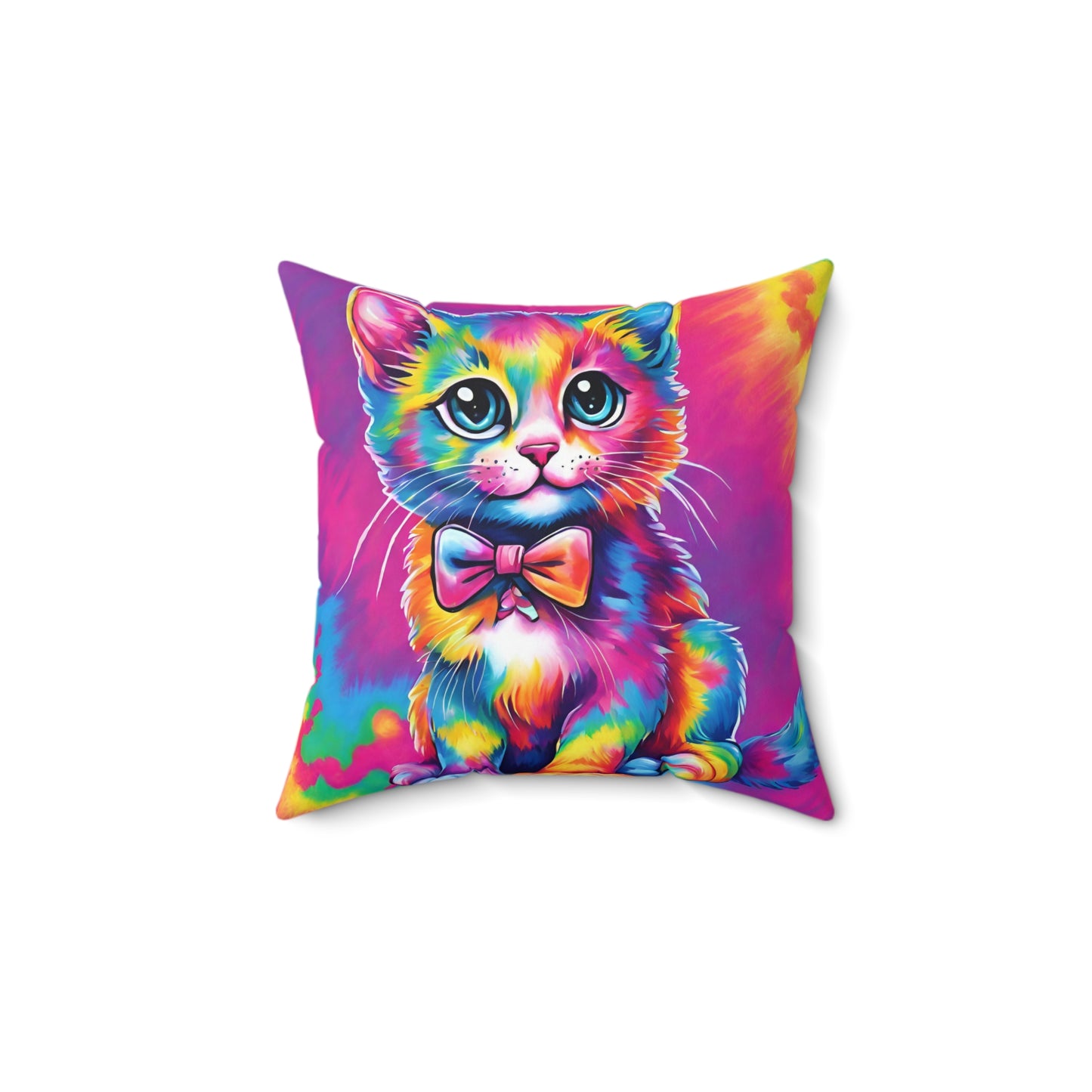 Kitten Faux Suede Pillow