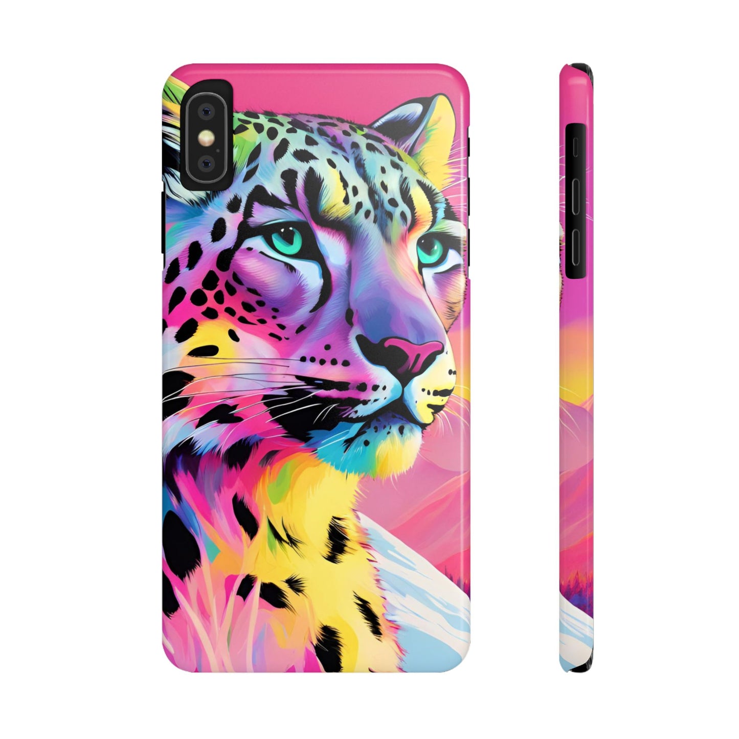 Snow Leopard Slim Phone Case