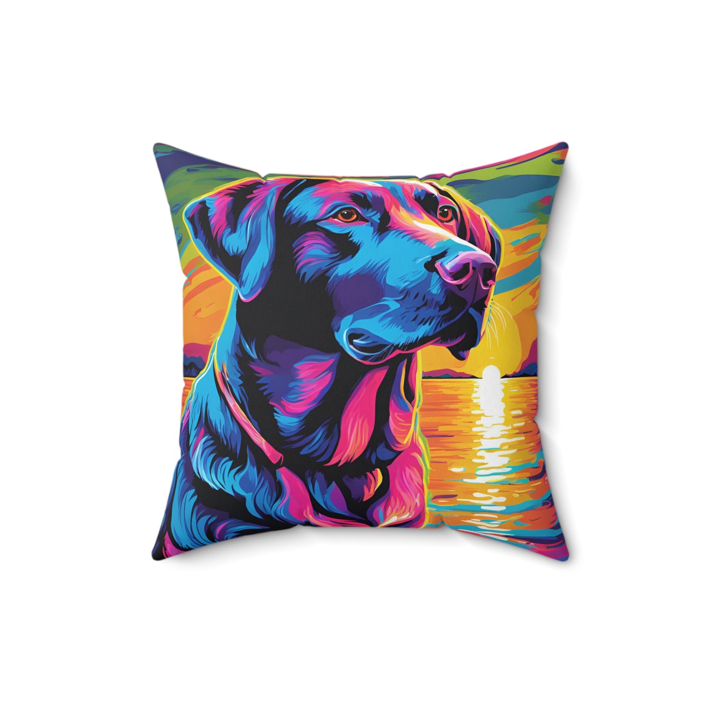 Black Lab Pillow
