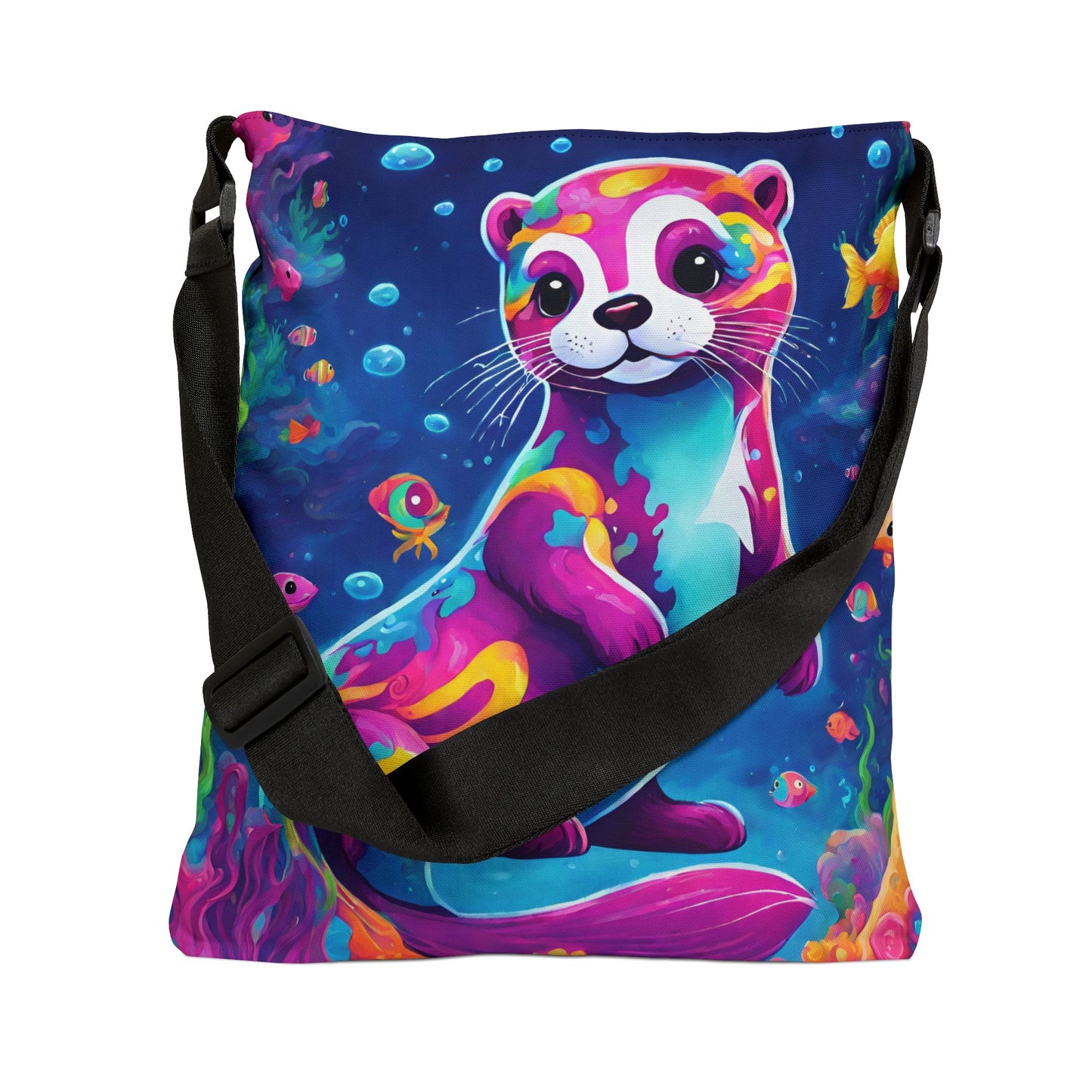 Baby Otter Adjustable Tote Bag