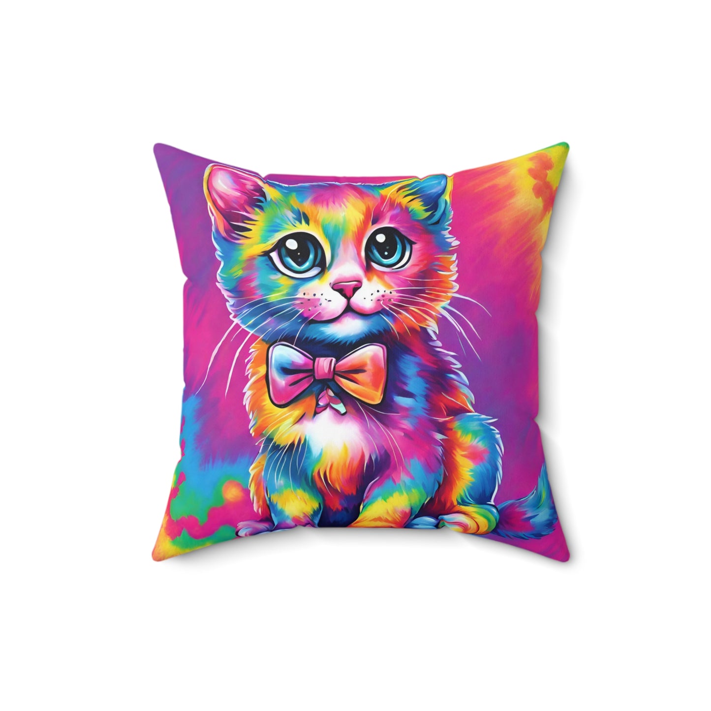 Kitten Faux Suede Pillow