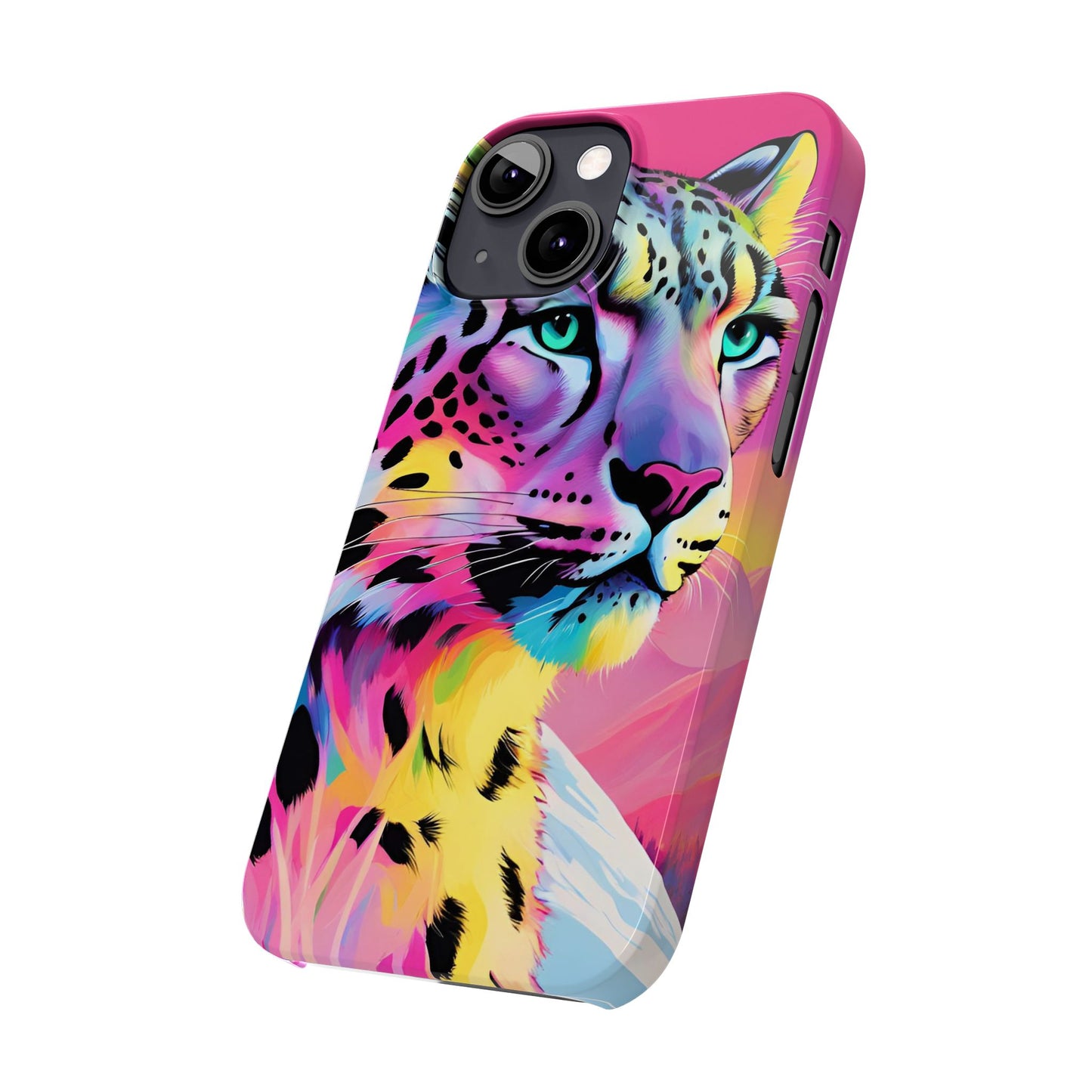Snow Leopard Slim Phone Case