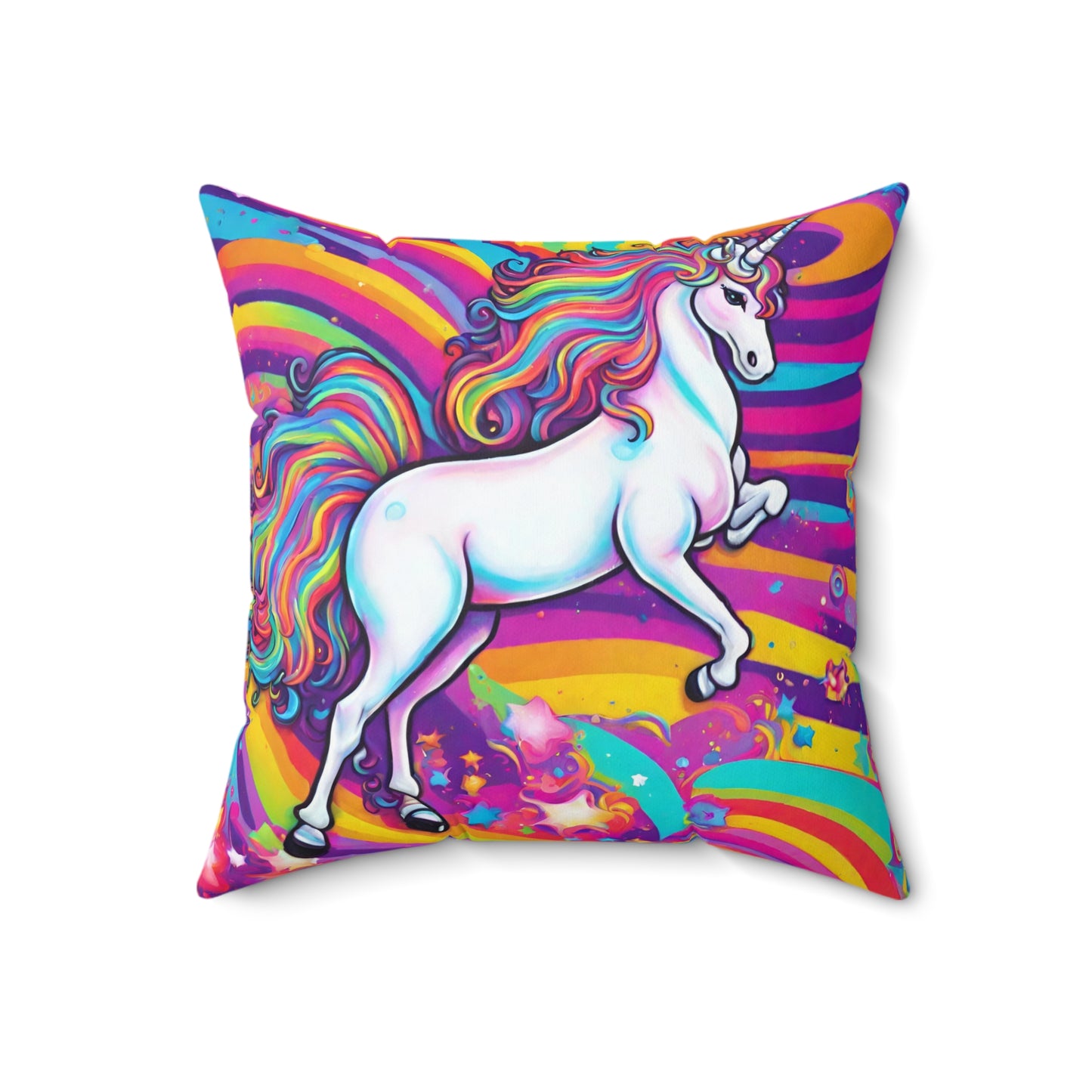 Rainbow Unicorn Pillow