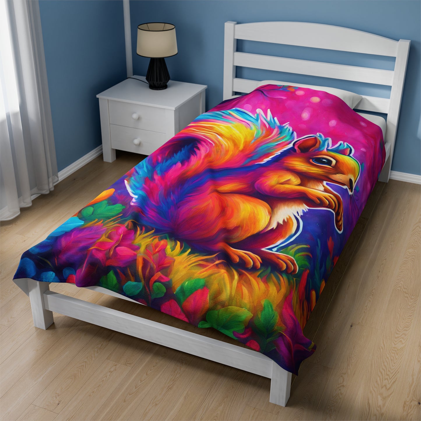 Squirrel Plush Blanket