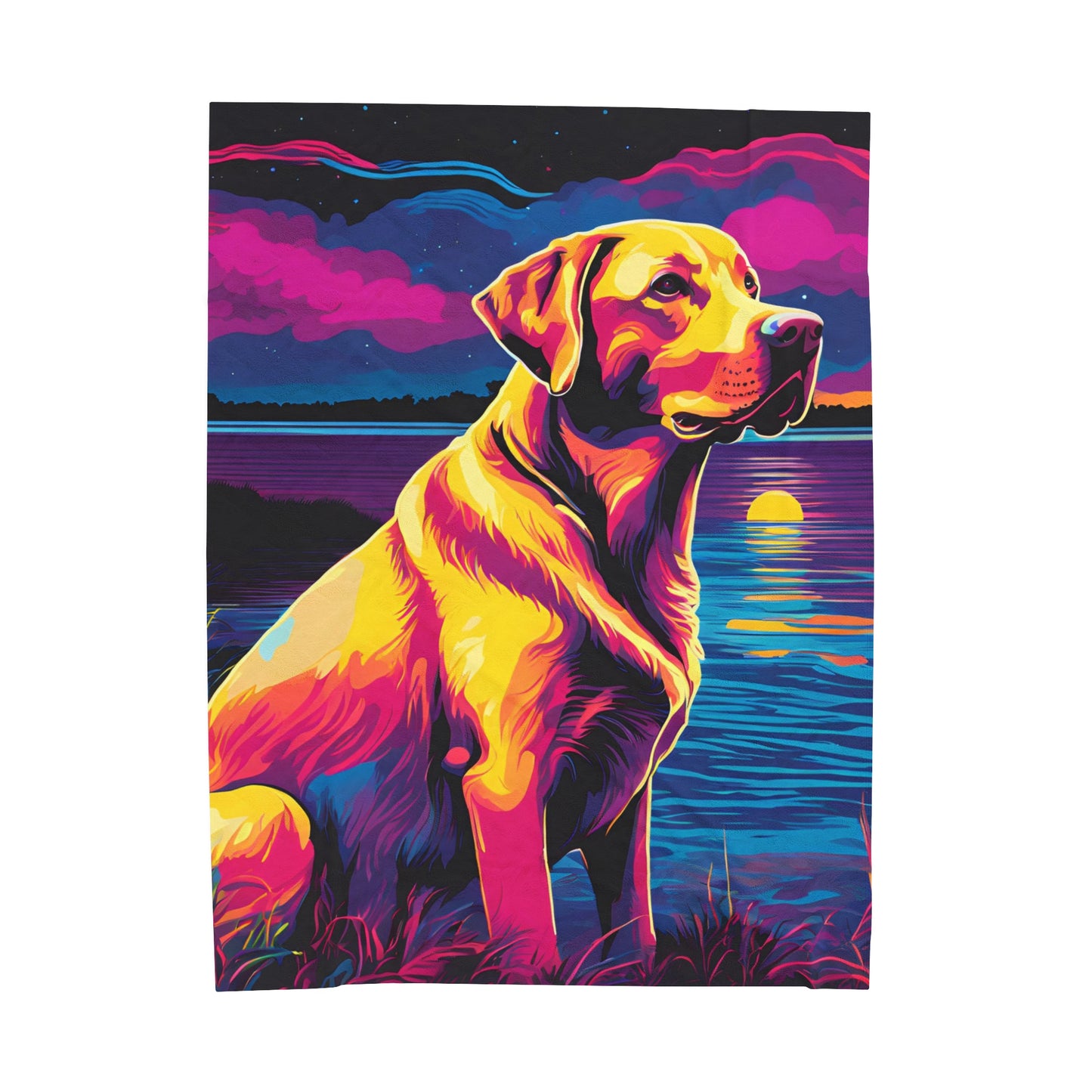 Lab Plush Blanket