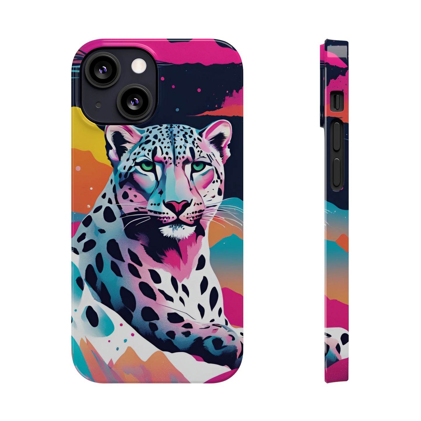 Snow Leopard Slim Phone Case