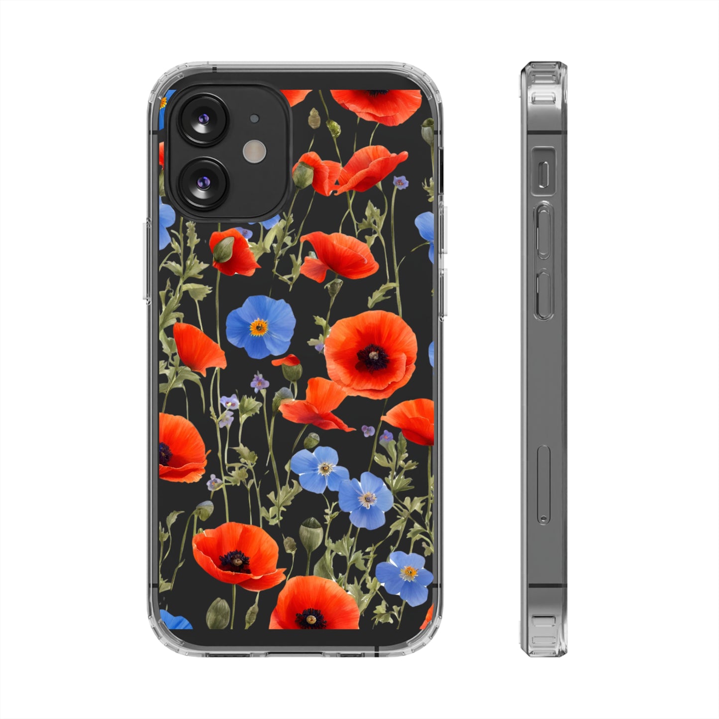 Poppy Clear Phone Case