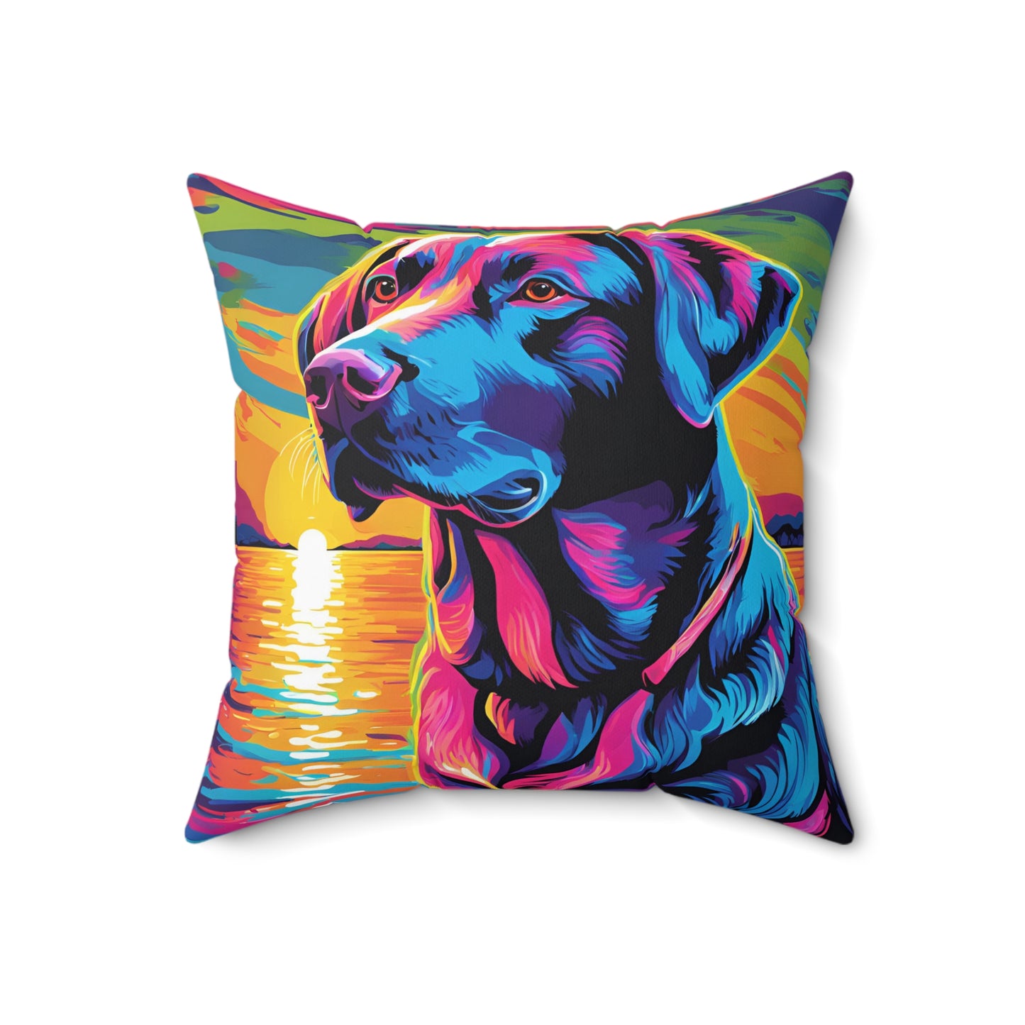 Black Lab Pillow