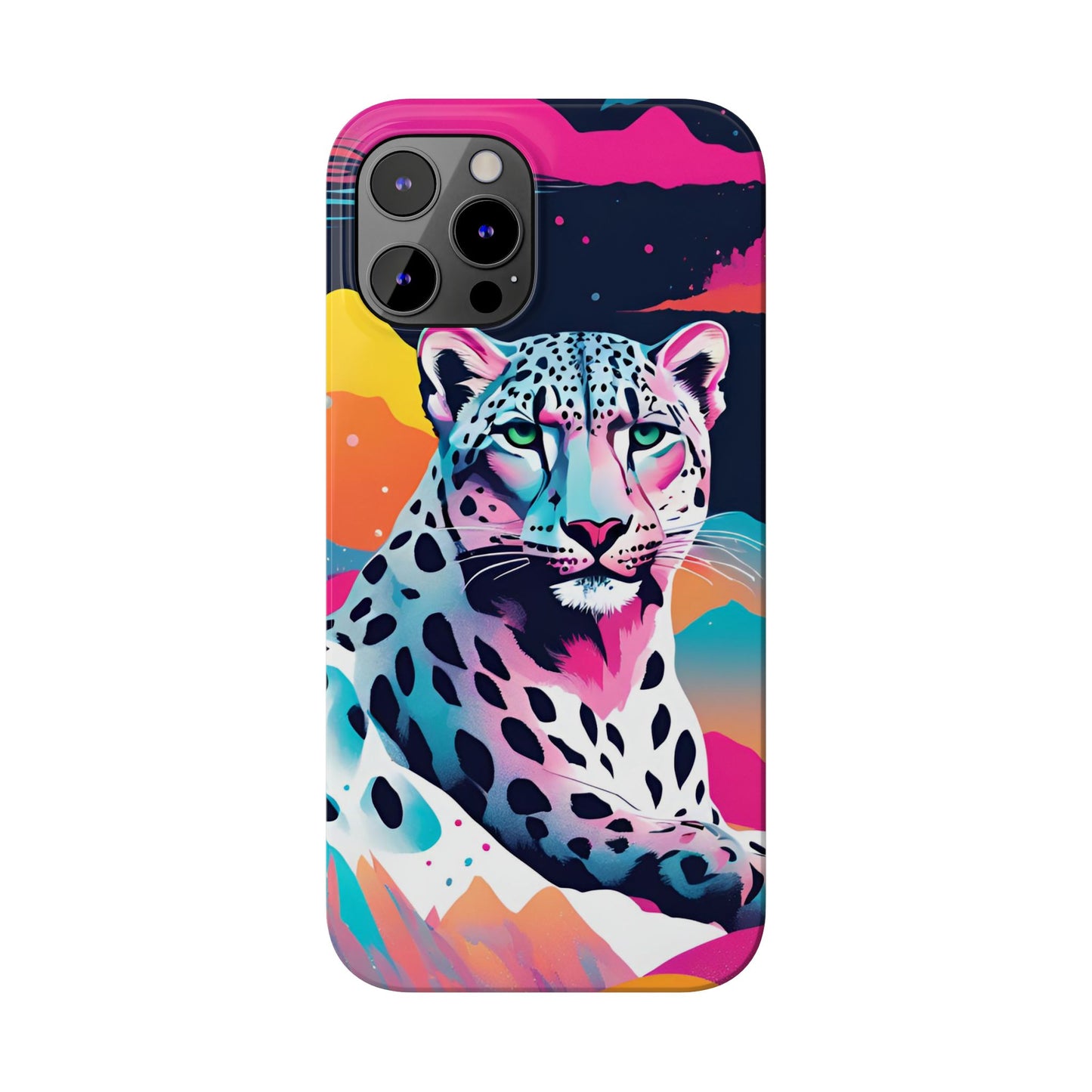 Snow Leopard Slim Phone Case