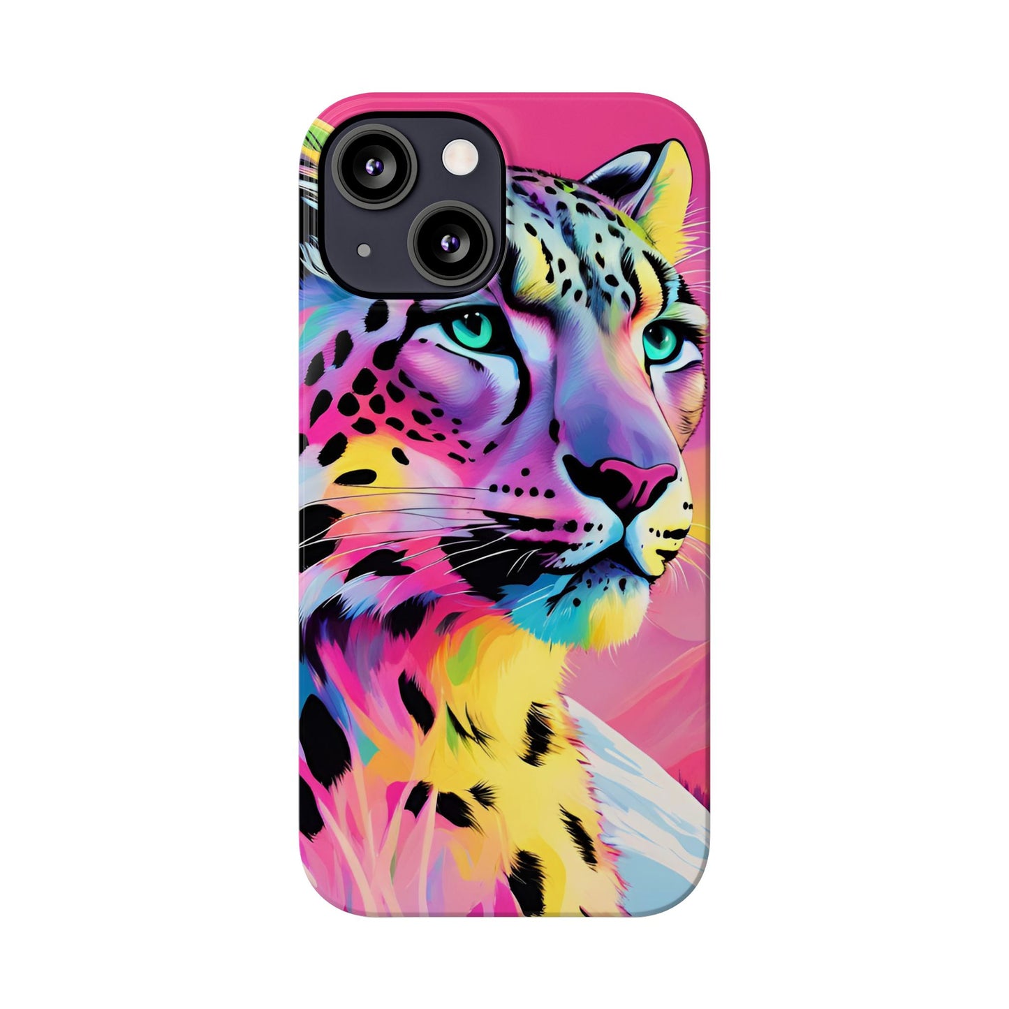 Snow Leopard Slim Phone Case