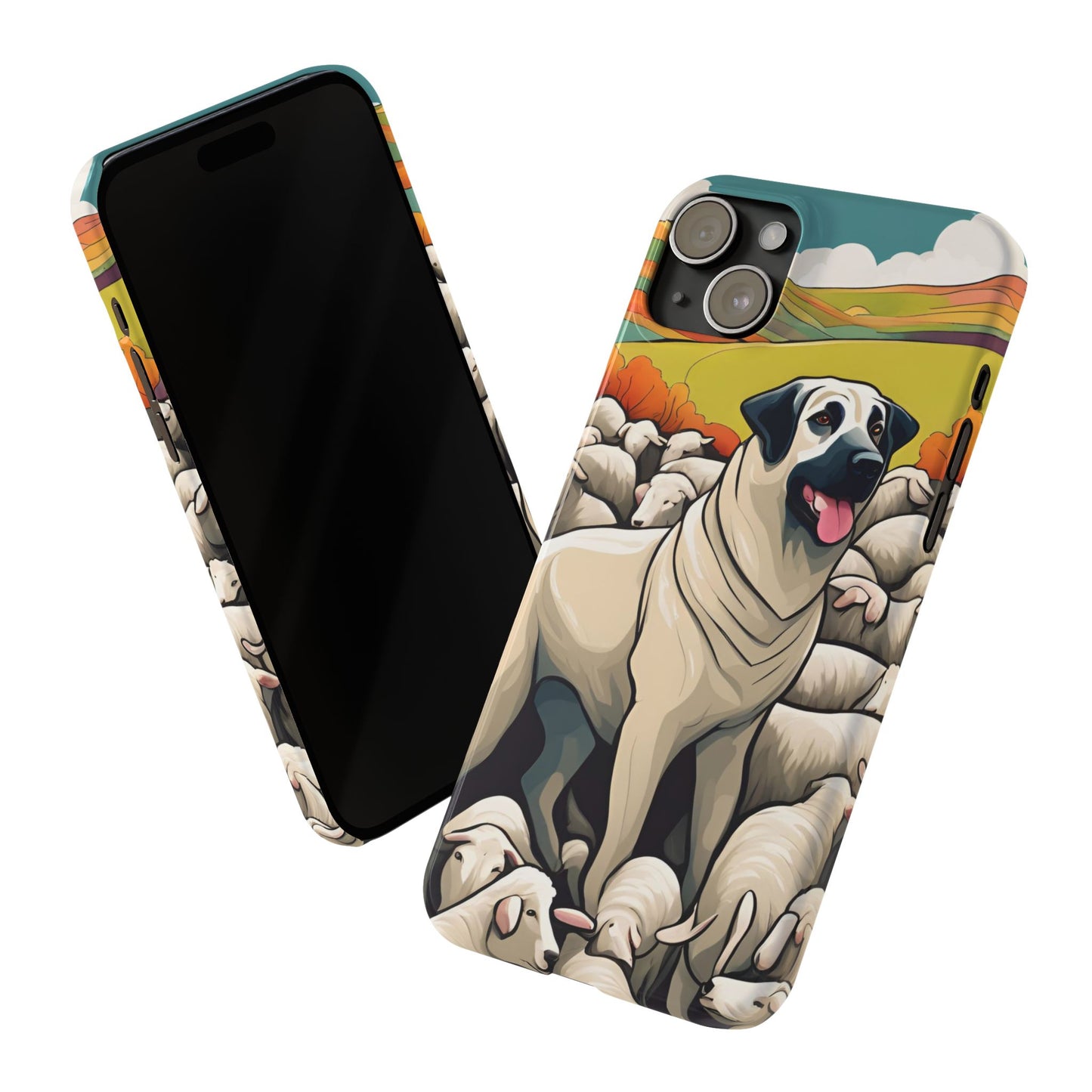Kangal with flock Slim Phone Case