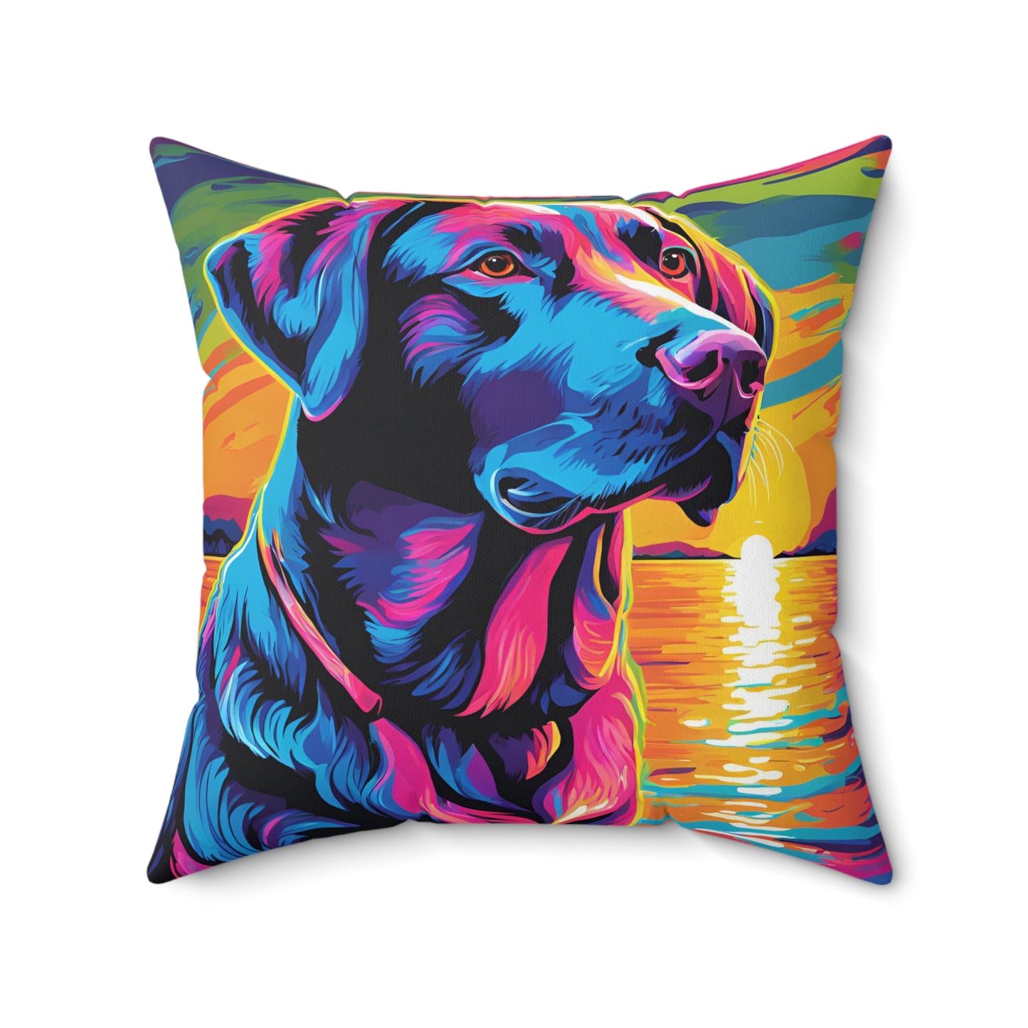 Black Lab Pillow