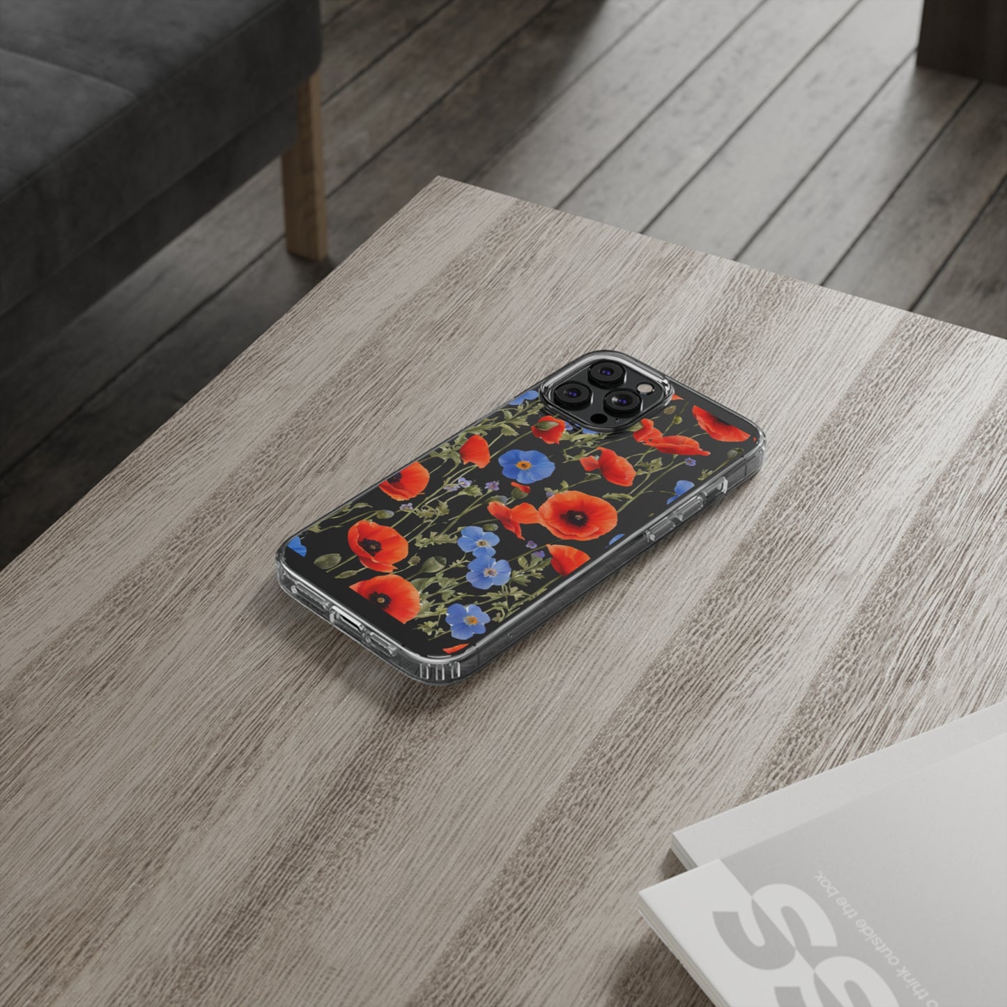 Poppy Clear Phone Case
