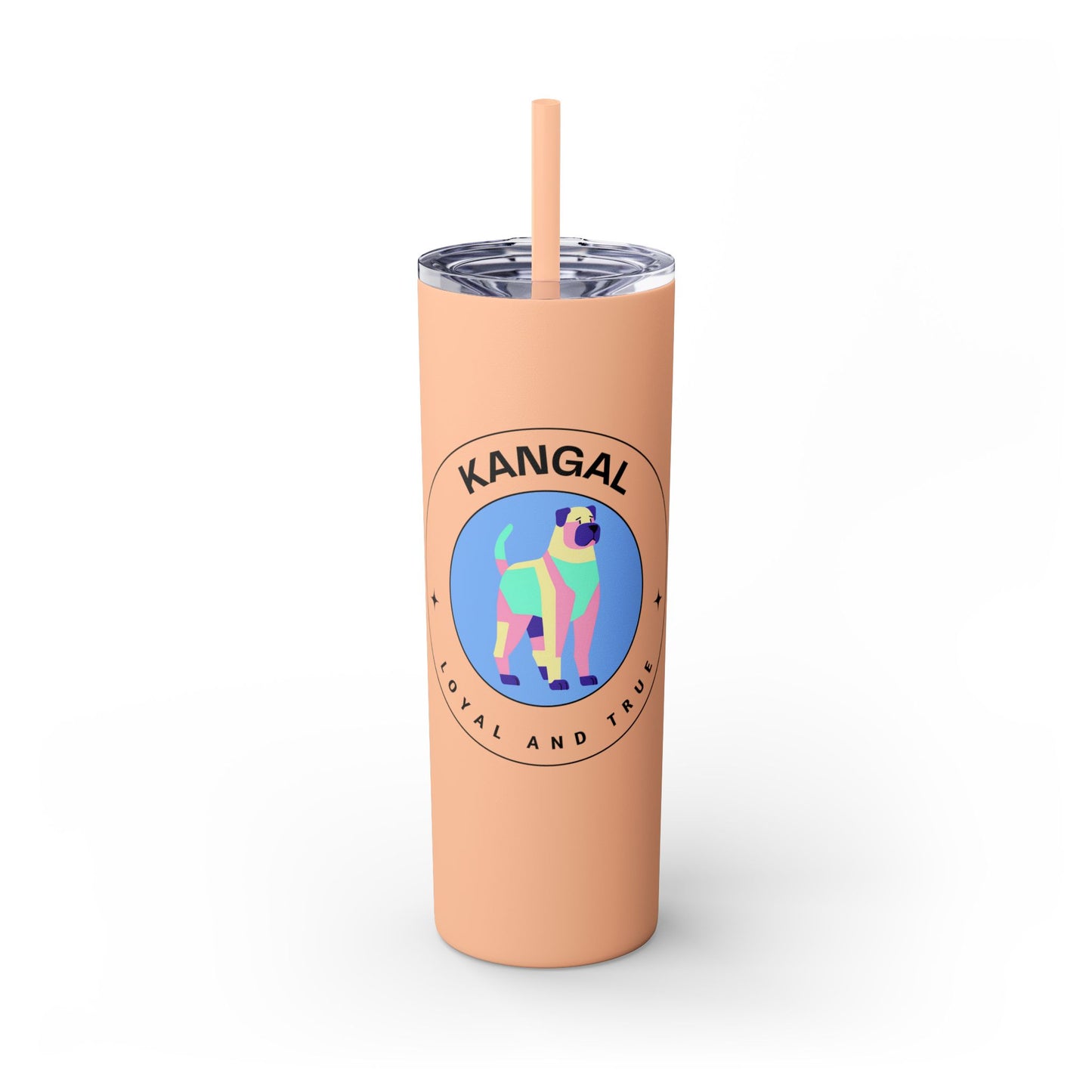 Kangal Skinny Tumbler with Straw, 20oz